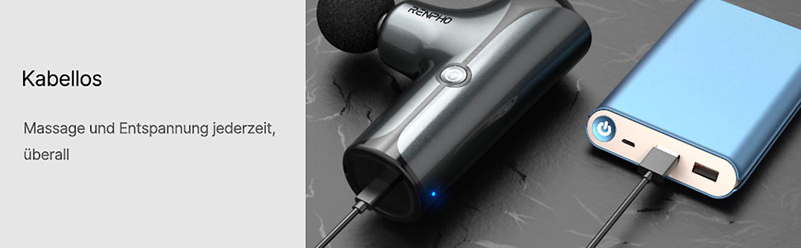 Renpho Massagepistole »Renpho Mini Massage Gun GM173«, Ideal für Menschen, die viel unterwegs sind