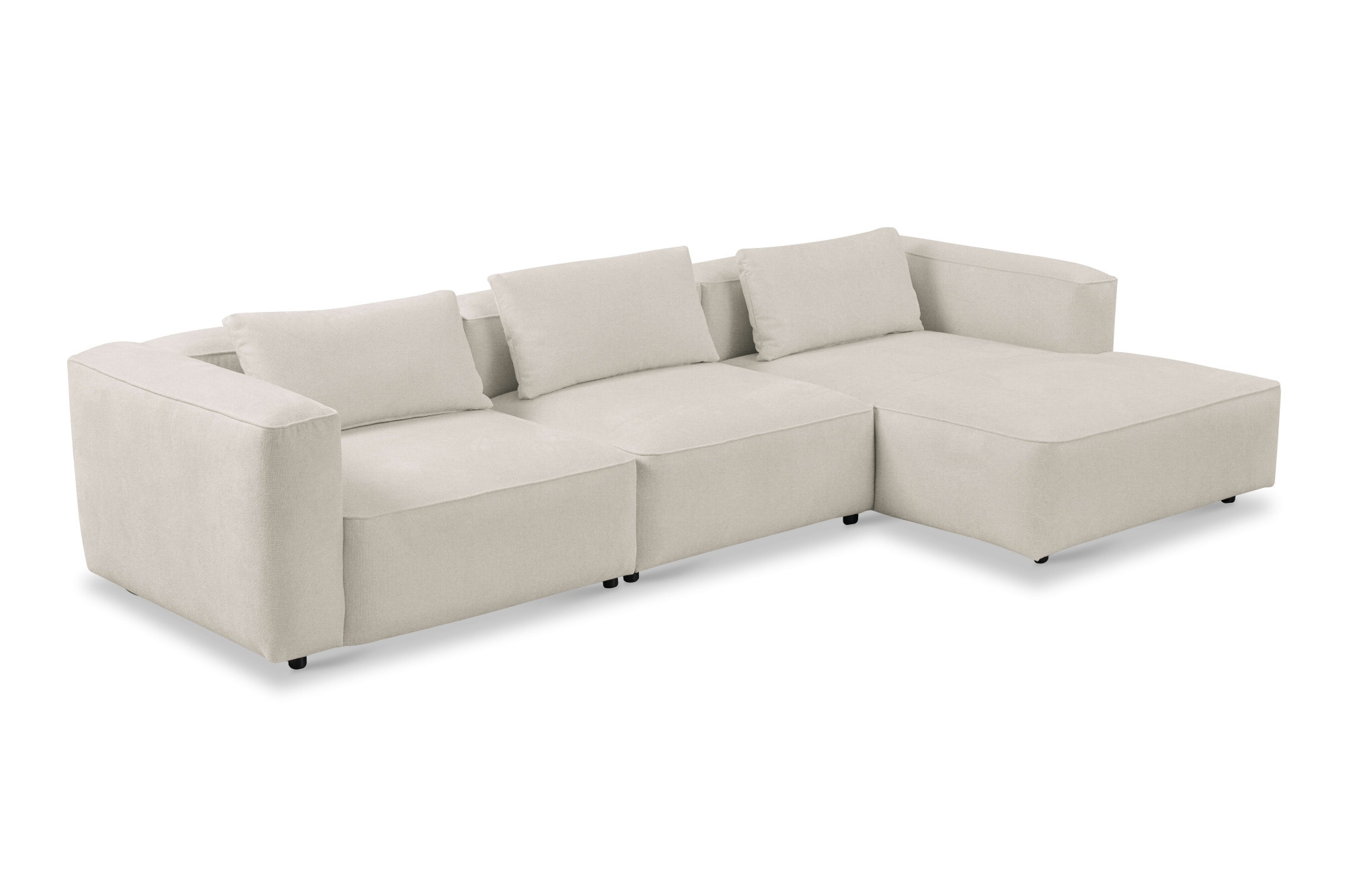 andas Ecksofa »Tvinnet«, Breite 317 cm, extra tiefe Sitzfläche, kubisches Sitzvergnügen