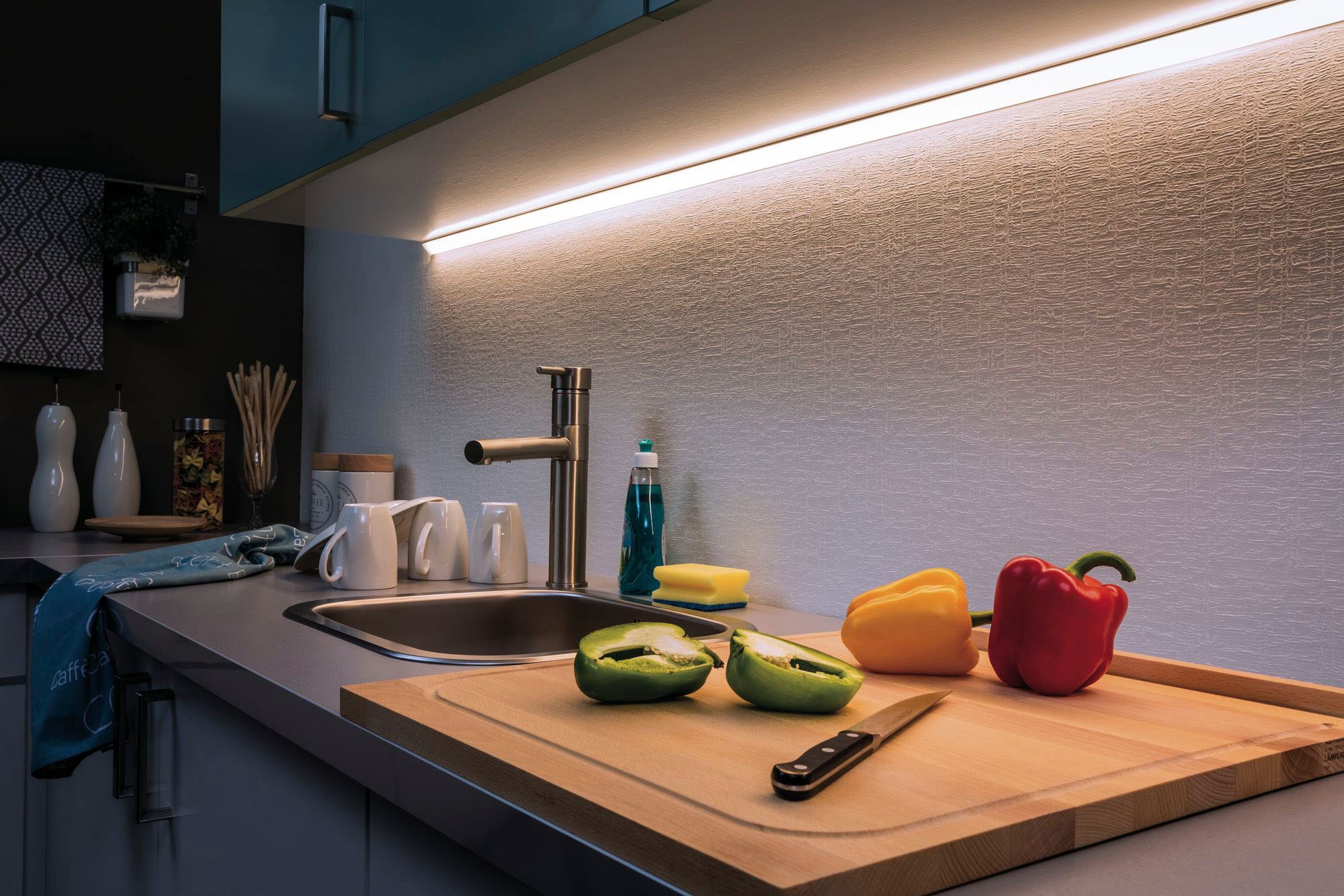 Paulmann LED-Streifen »MaxLED 500 Basisset 3m Tageslichtweiß 18W 1650lm 6500K unbeschichtet«, 1 St.-flammig