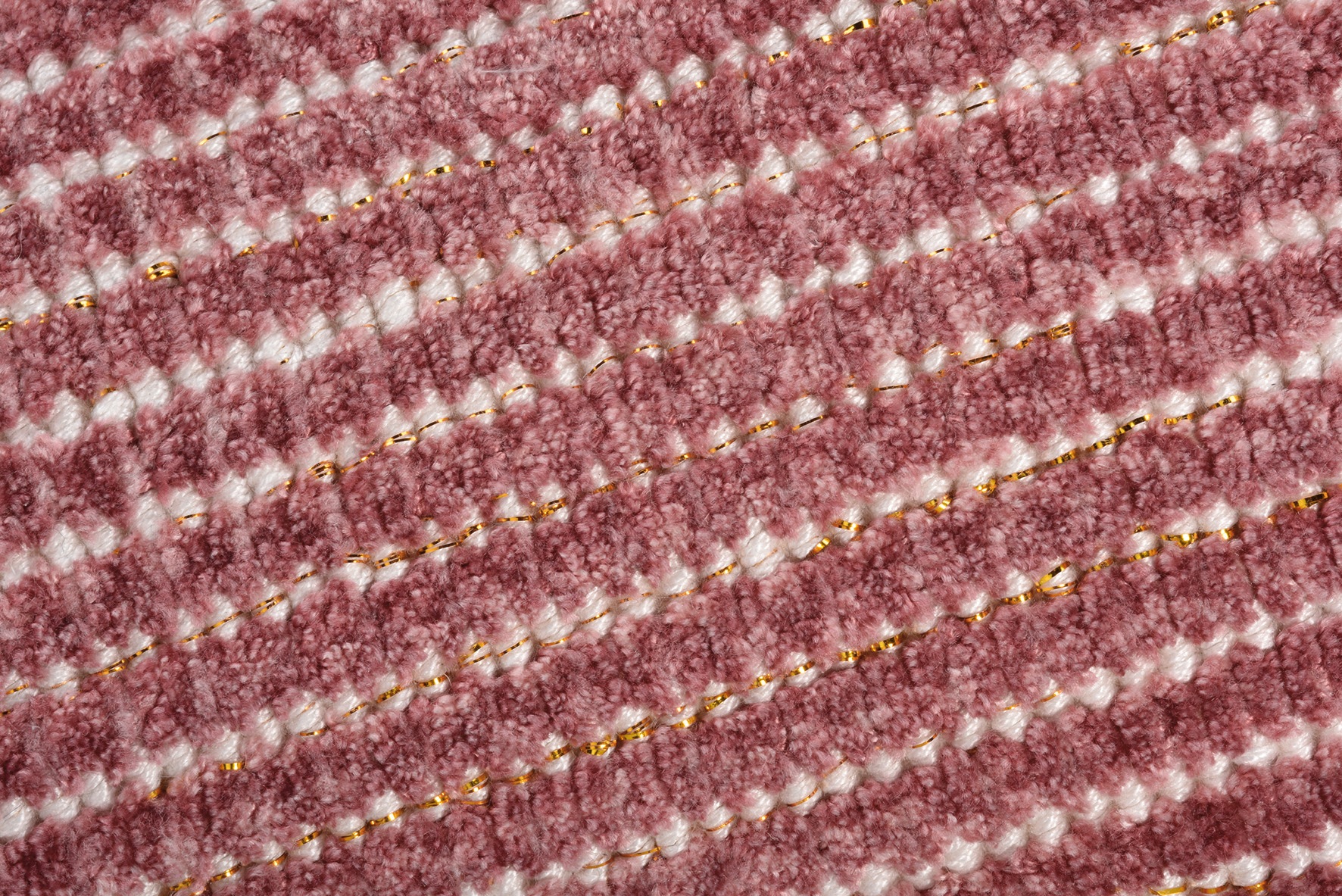 PAD Teppich »GLAM« rechteckig 9 mm Höhe handgewebt, leichter Schimmer, gestreift, Wohnzimmer