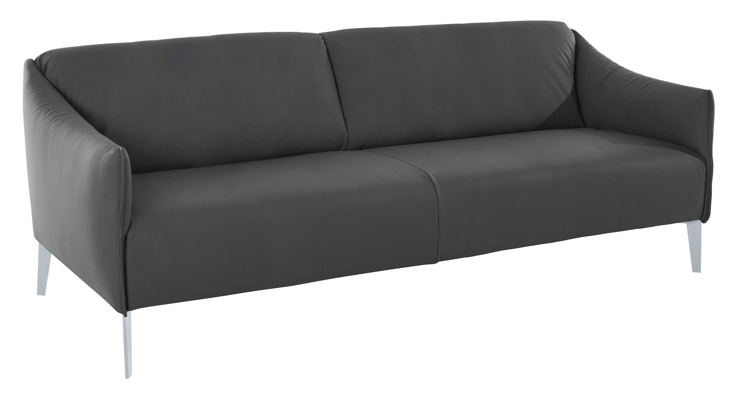 W.SCHILLIG 2,5-Sitzer »sally«, mit Metall-Winkelfüßen in Silber matt, Breite 194 cm