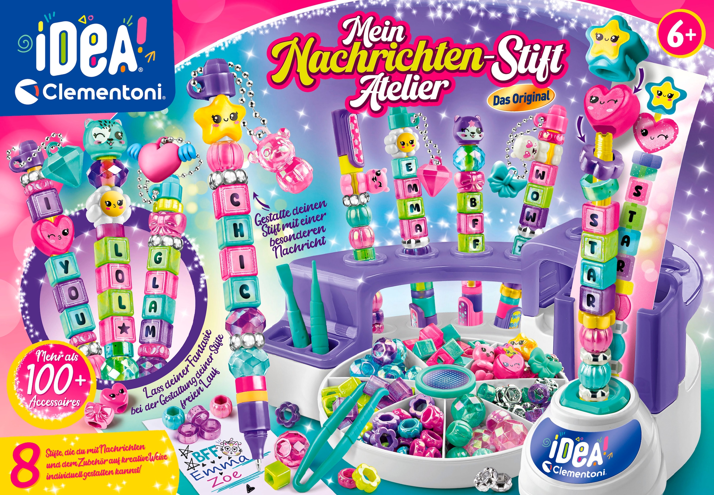 Clementoni® Kreativset »Idea, Mein Nachrichten-Stift Atelier«