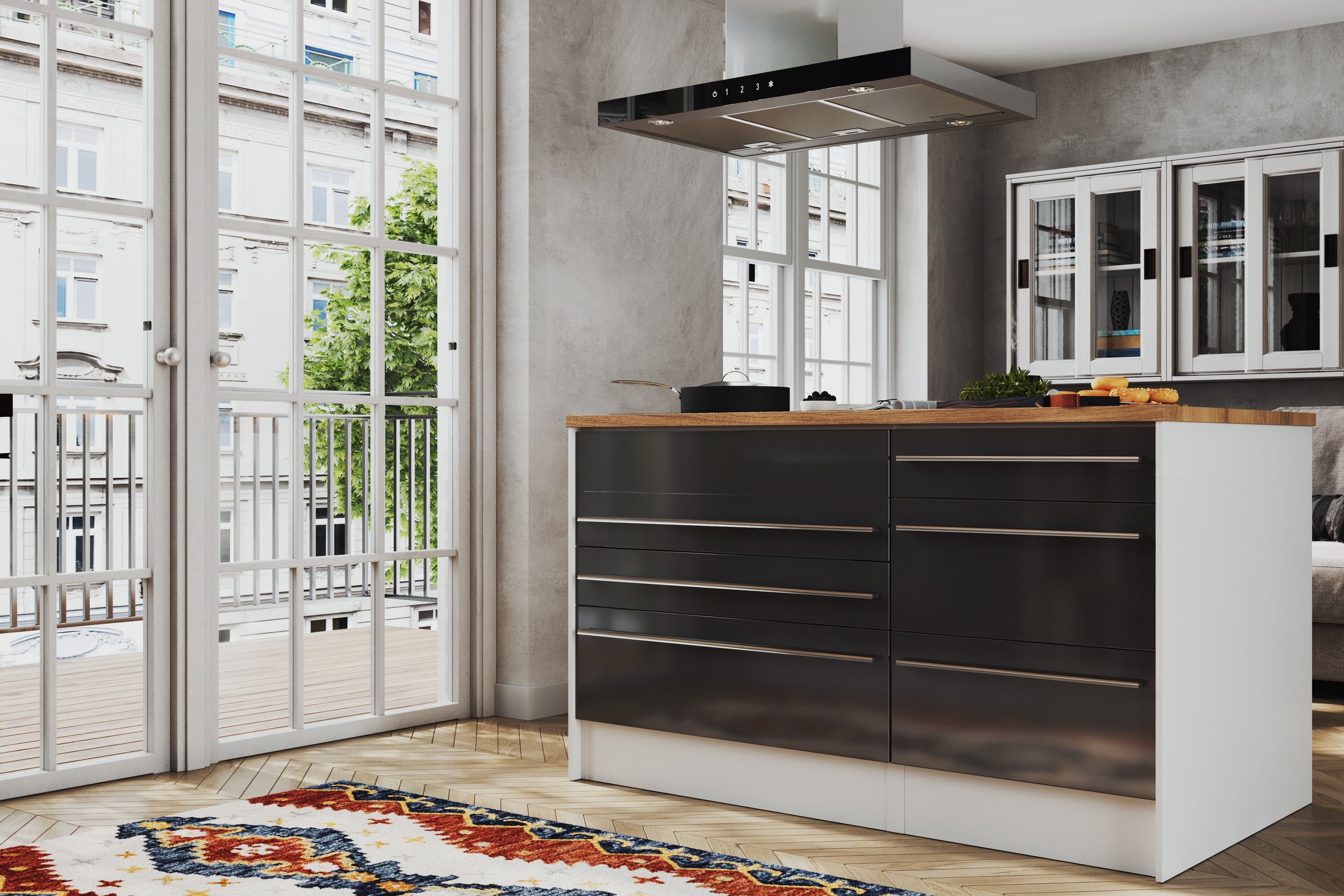 RESPEKTA Küchenzeile »Gabriel«, Breite 320/150 cm mit Soft-Close