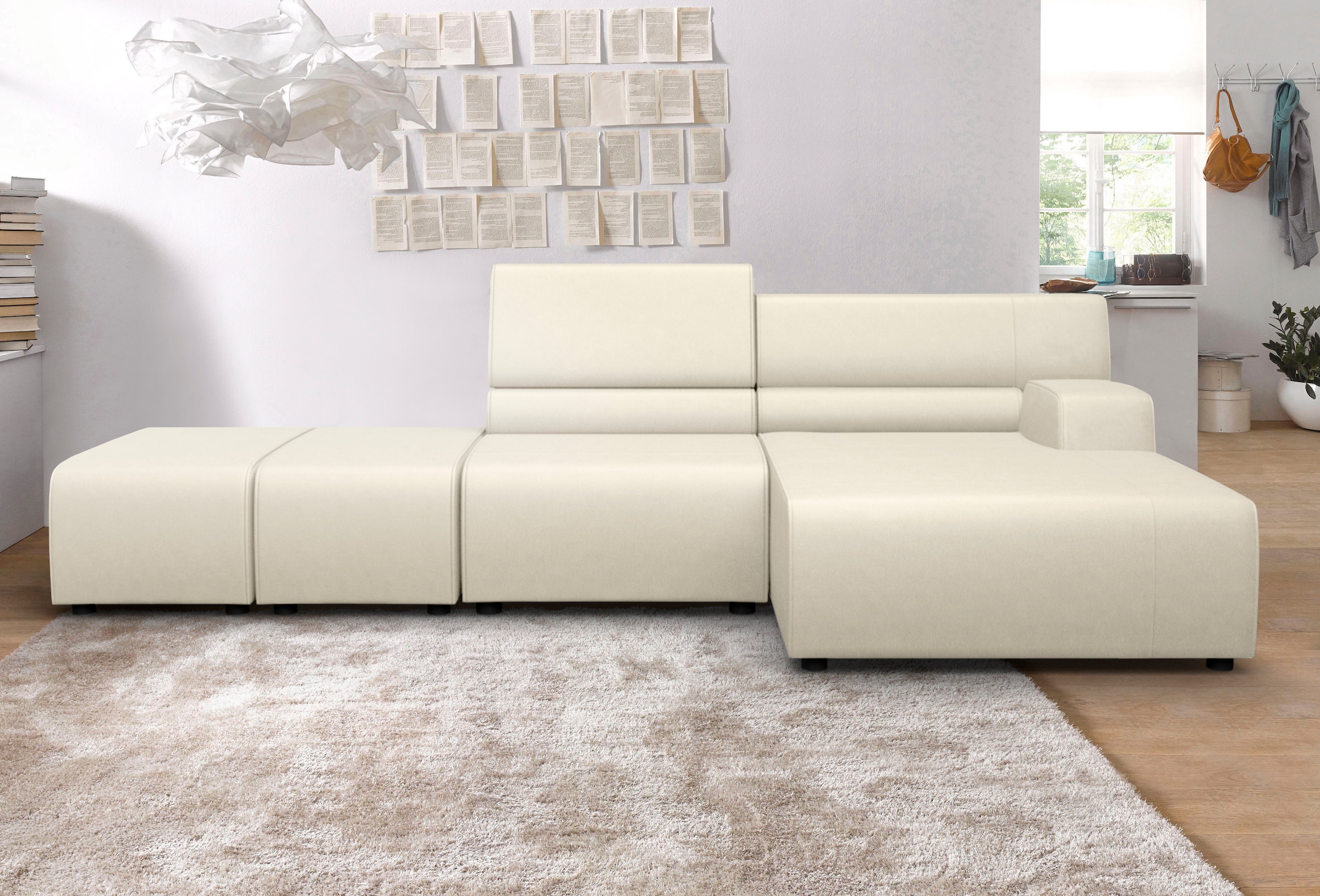 Egoitaliano Ecksofa »Babouche, Designsofa mit außergewöhnlichem Sitzkomfort günstig online kaufen