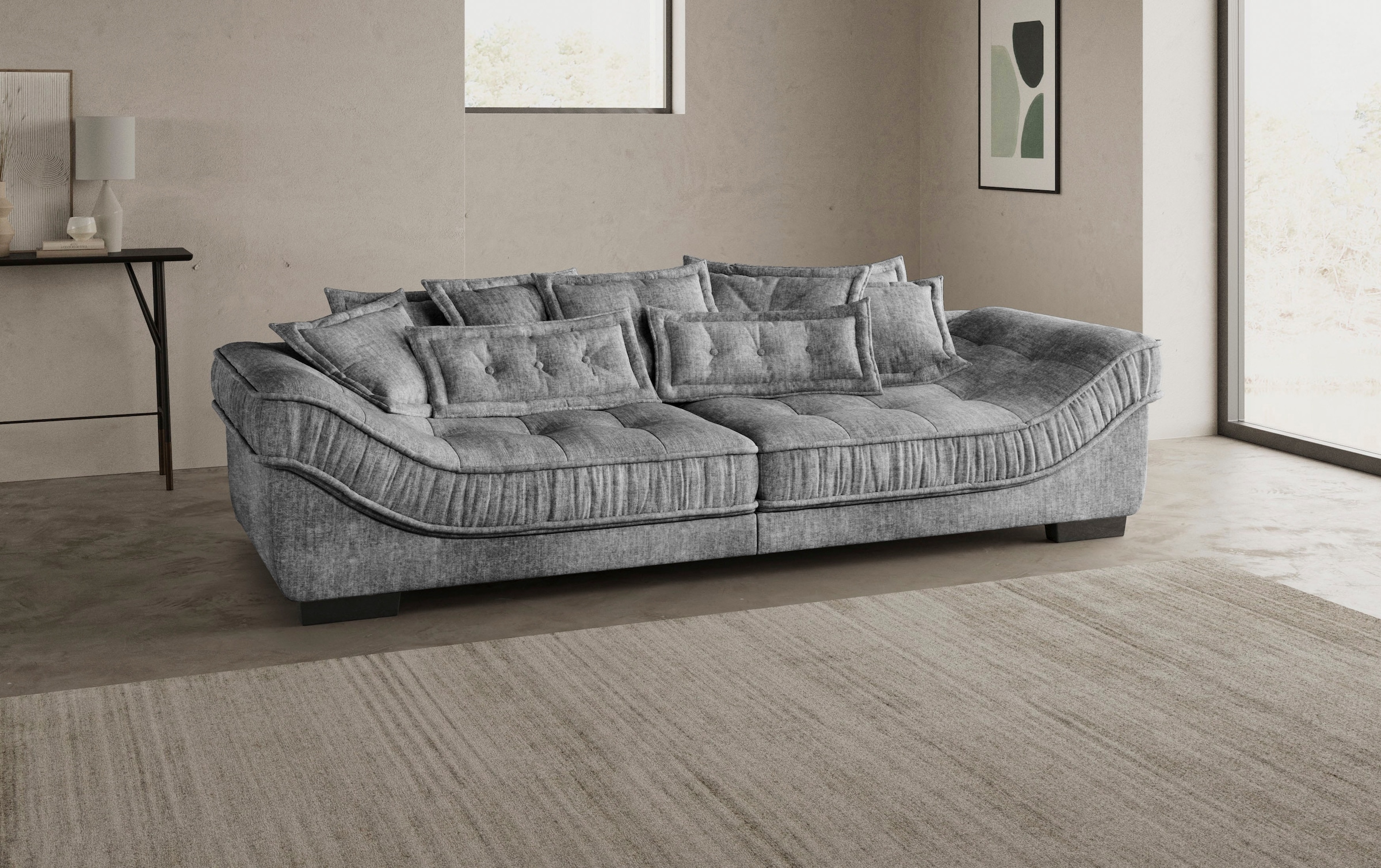 Mr. Couch Big-Sofa »Diwan II DuraFlex«, DuraFlex-Kaltschaumpolsterung, bis 140 kg, 4 Bezugsqualitäten