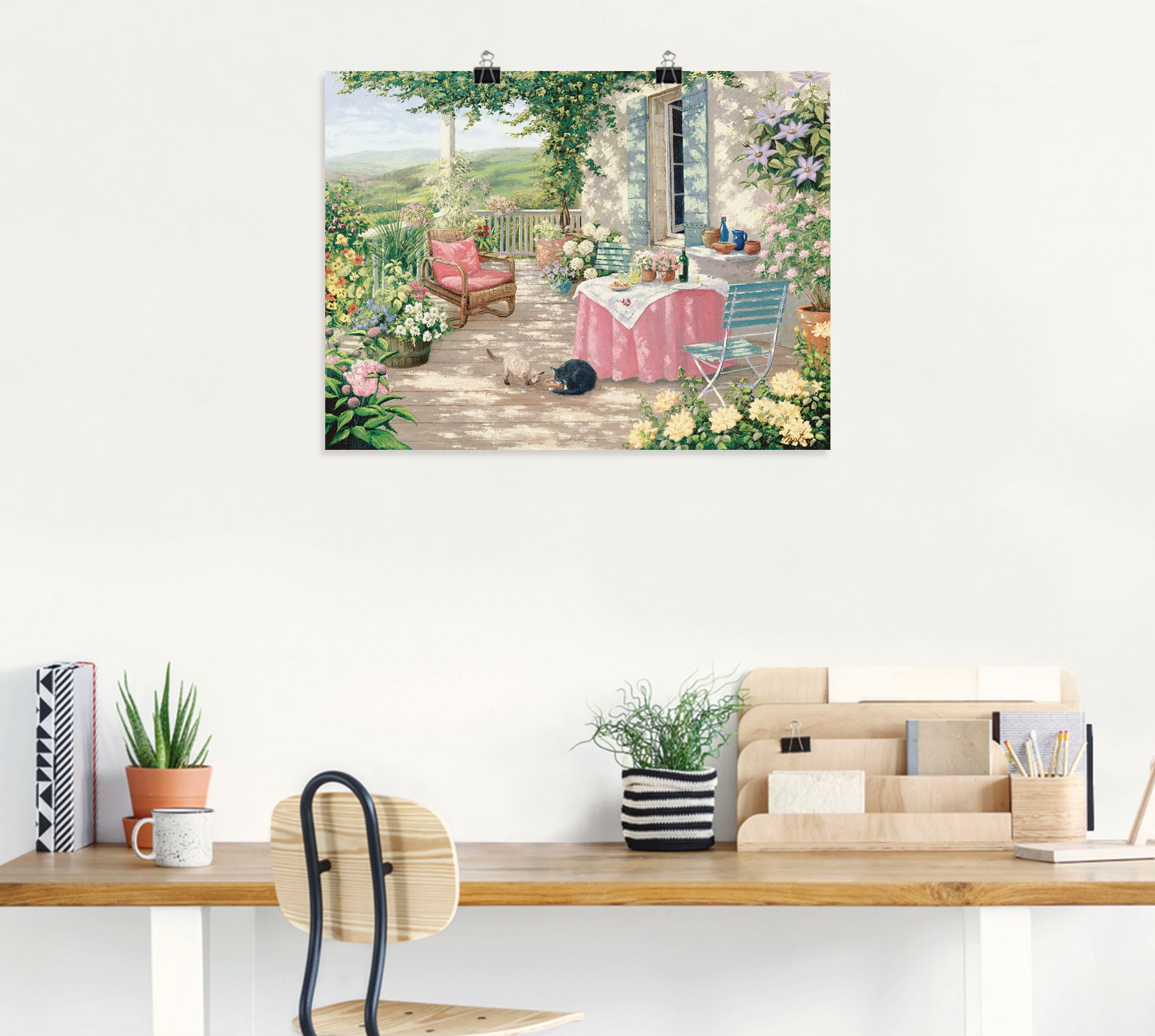 Artland Wandbild »Brunch« Garten 1 Stk. tlg. als Leinwandbild, Poster in verschied. Größen