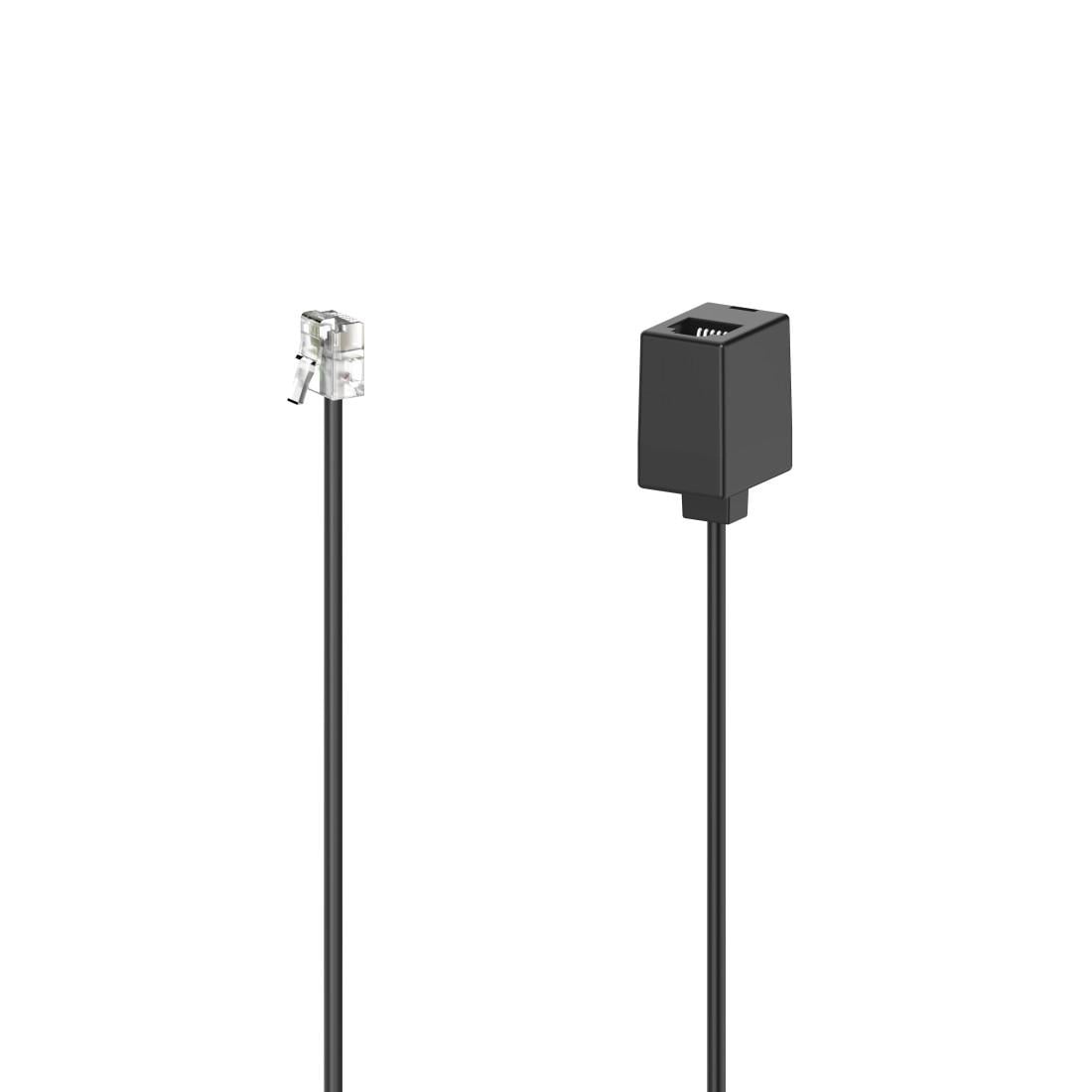 Hama Telefonkabel »Verlängerungskabel Modular-Stecker 6p6c - Modular-Buchse 6p6c, 6m«, RJ-11, RJ-11, 600 cm