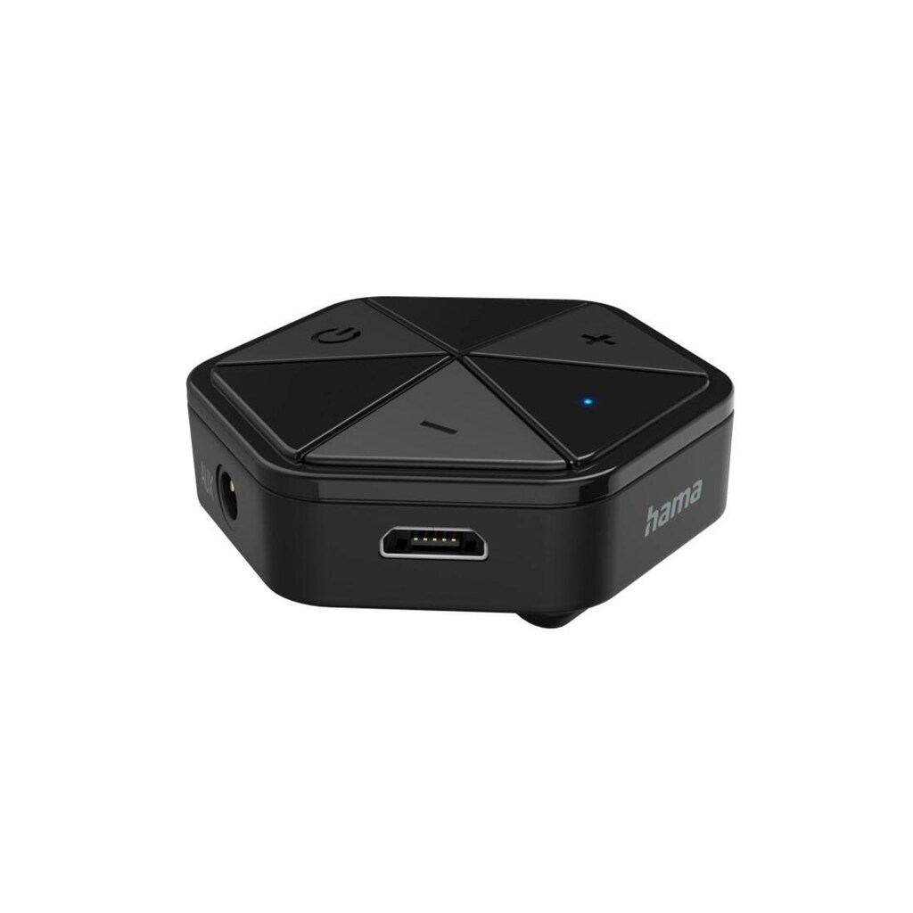 Hama Bluetooth-Adapter »Bluetooth® Audio Empfänger, Audio Adapter "BT-Rex", Schwarz«