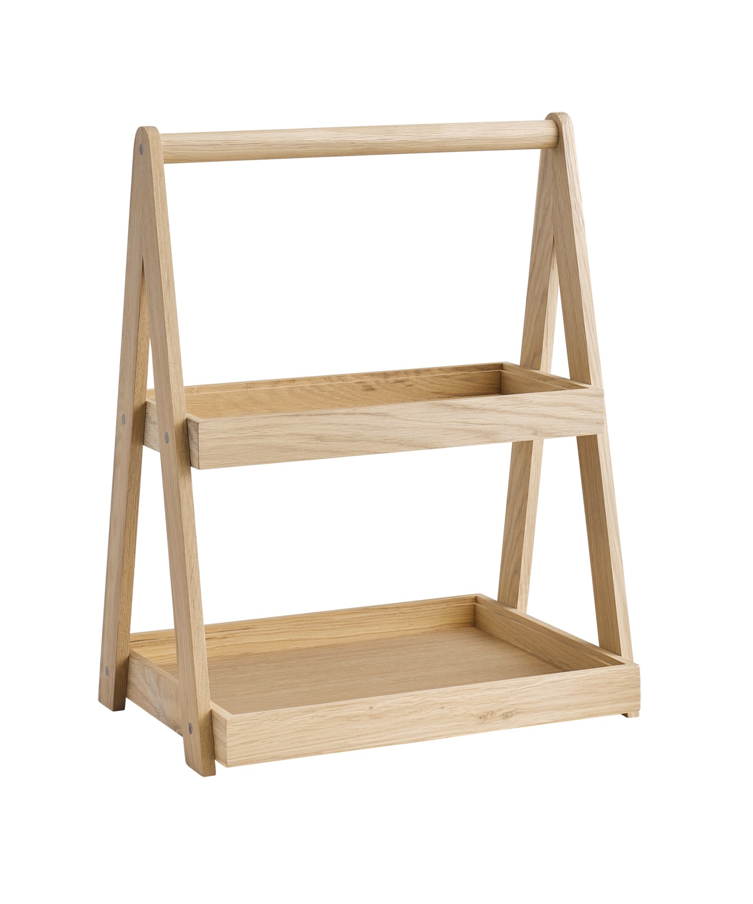 Aps Etagere "2-stufig -VALO-", eichenholz, B/H/L: 26,5cm x 44,5cm x 35cm