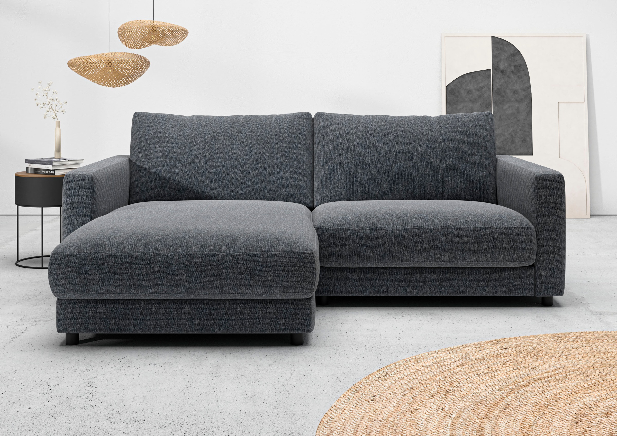 Home affaire Ecksofa »Ecksofa Jiro, L-Form, große Sitztiefe, Breite 226 cm« günstig online kaufen