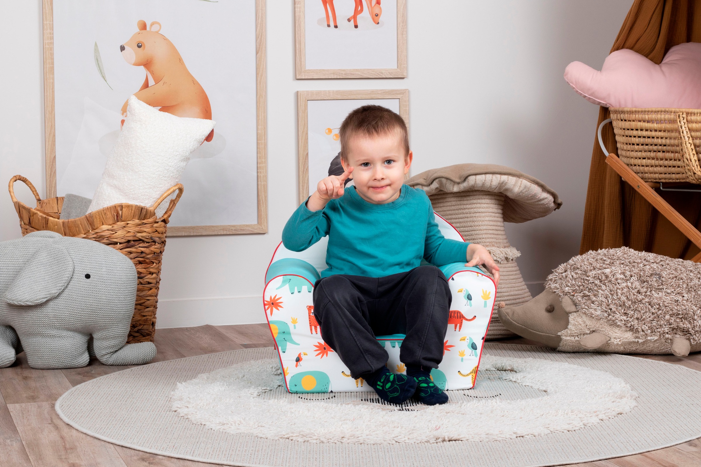 Knorrtoys® Sessel »Wild life«, für Kinder; Made in Europe
