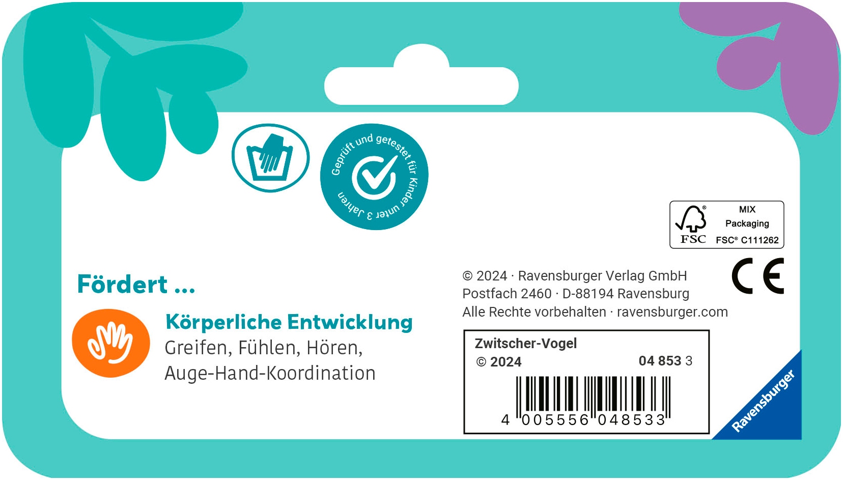 Ravensburger Greifspielzeug »Play+ Zwitscher-Vogel«