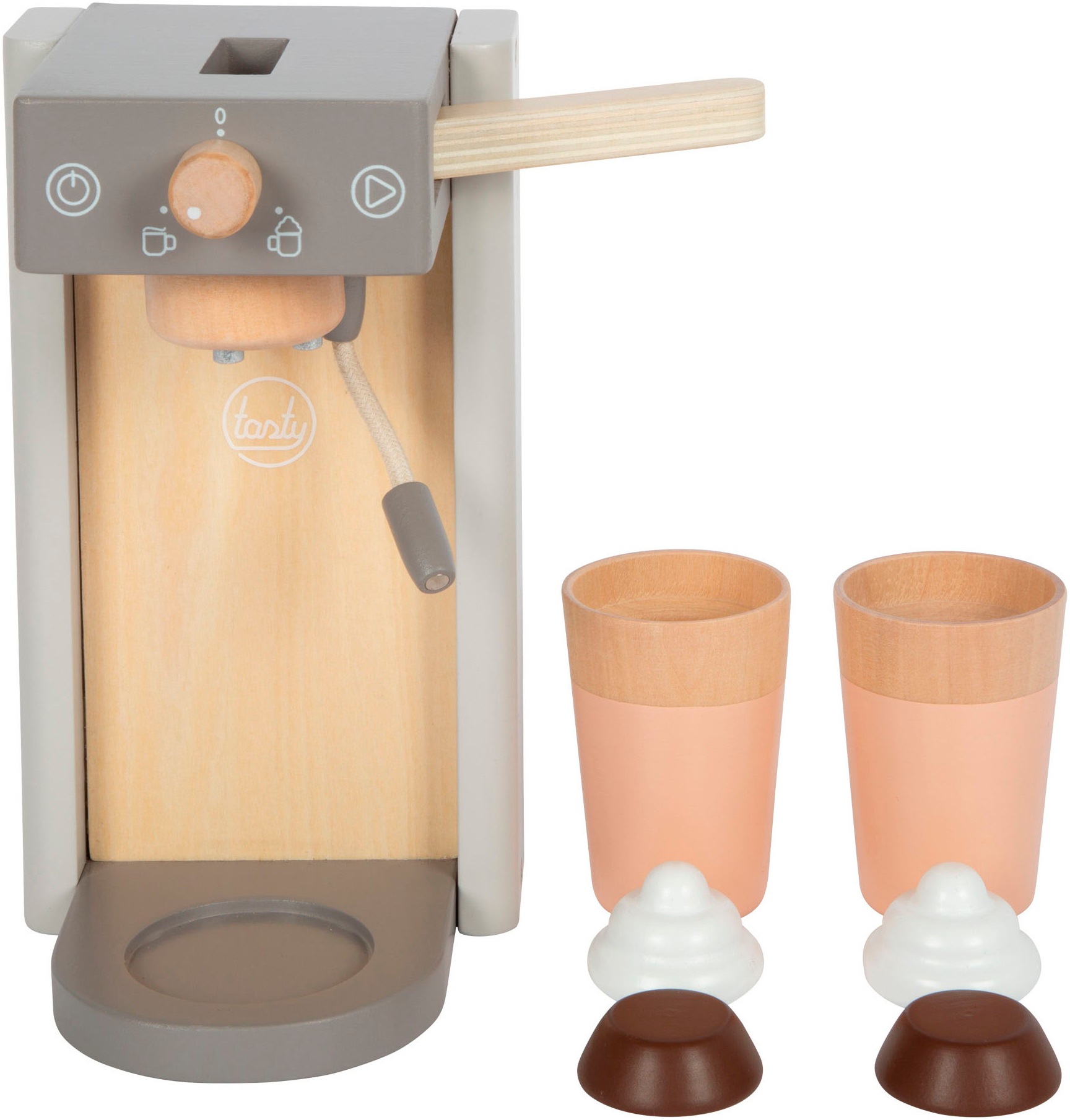 Small Foot Kinder-Kaffeemaschine »Kaffeemaschinen-Set, grau tasty«