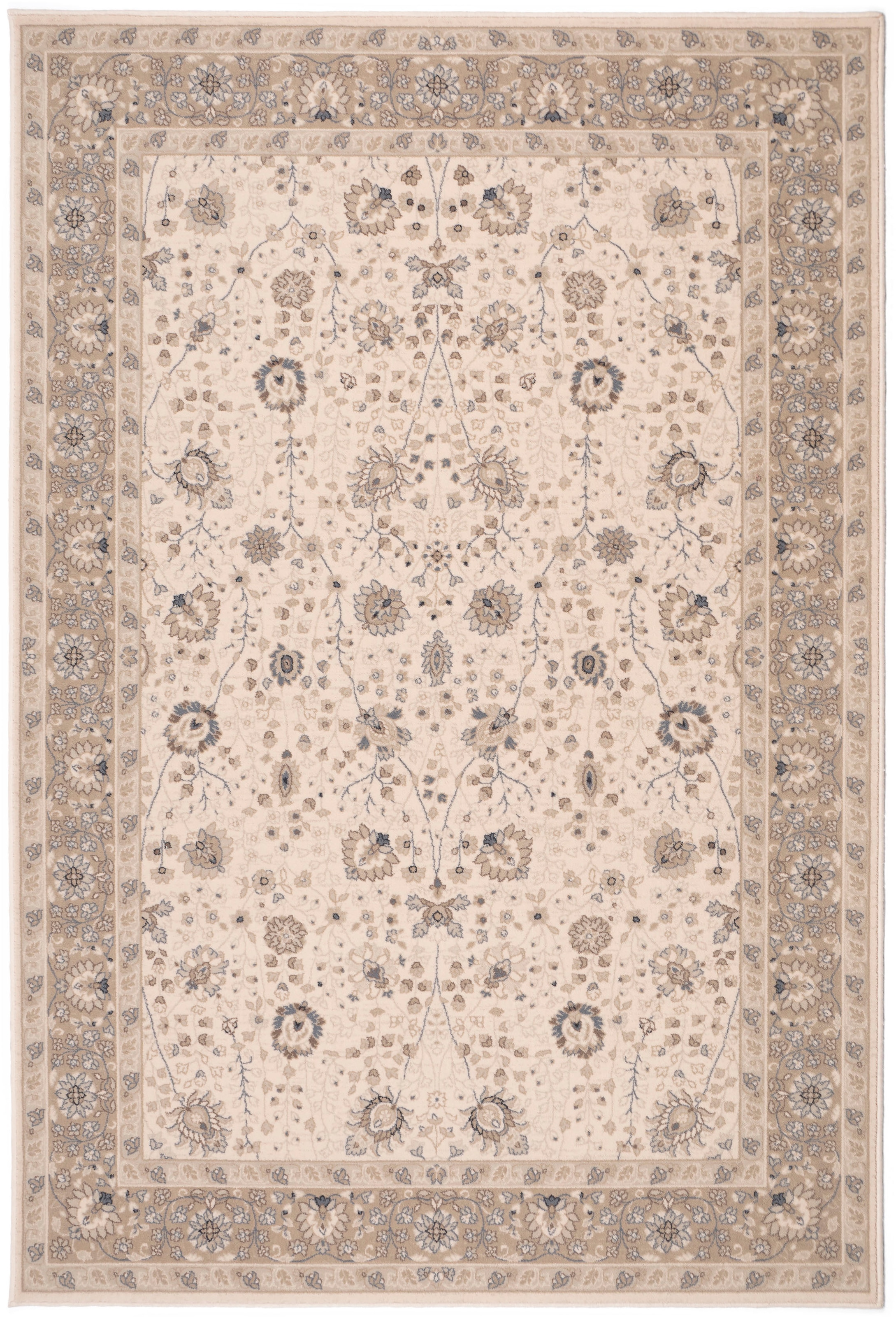 THEKO Wollteppich »Floresti 7015«, rechteckig, 10 mm Höhe, reine Wolle, Orient-Optik, ideal im Wohnzimmer & Schlafzimmer