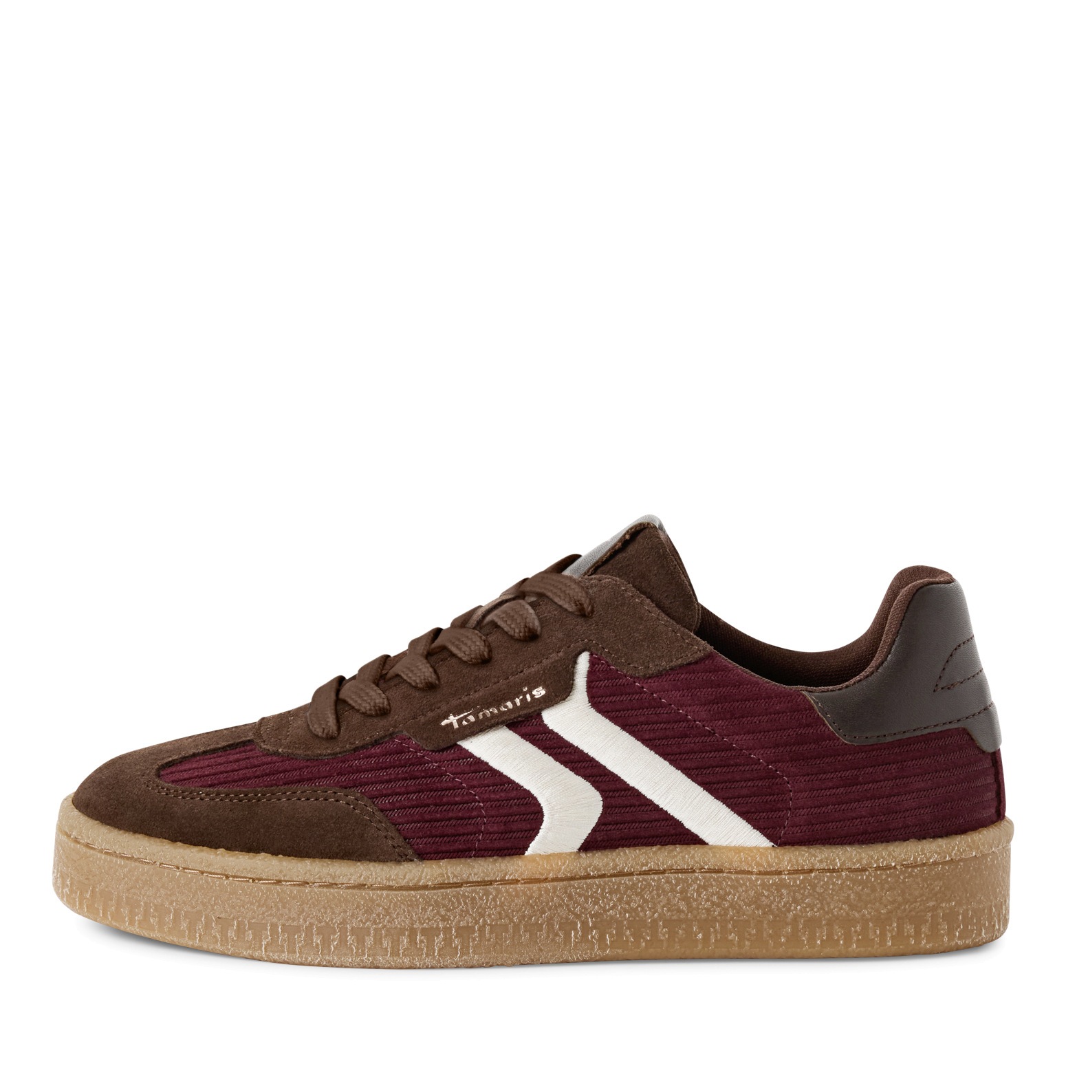 Tamaris Plateausneaker, Freizeitschuh, Halbschuh, Schnürschuh mit gepolstertem Schaftrand