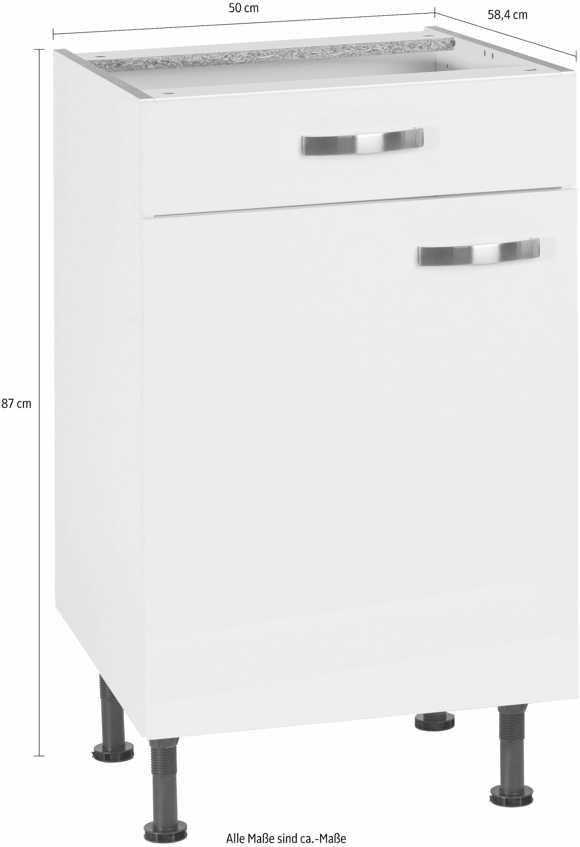 OPTIFIT Unterschrank »Cara«, Breite 50 cm, mit Vollauszug und Soft-Close-Funktion