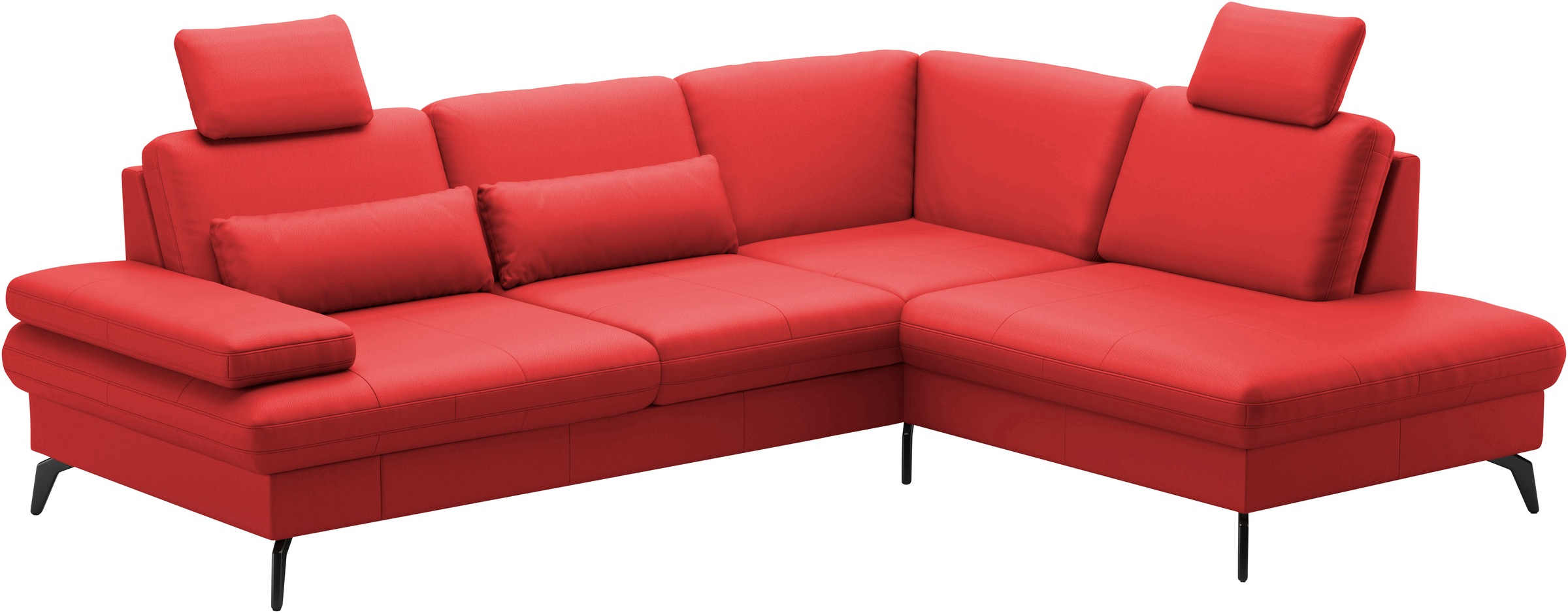 sit&more Ecksofa »Morris L-Form, inkl. Sitztiefenverstellung«, wahlweise mit Armteilverstellung, Bettfunktion & Bettkasten