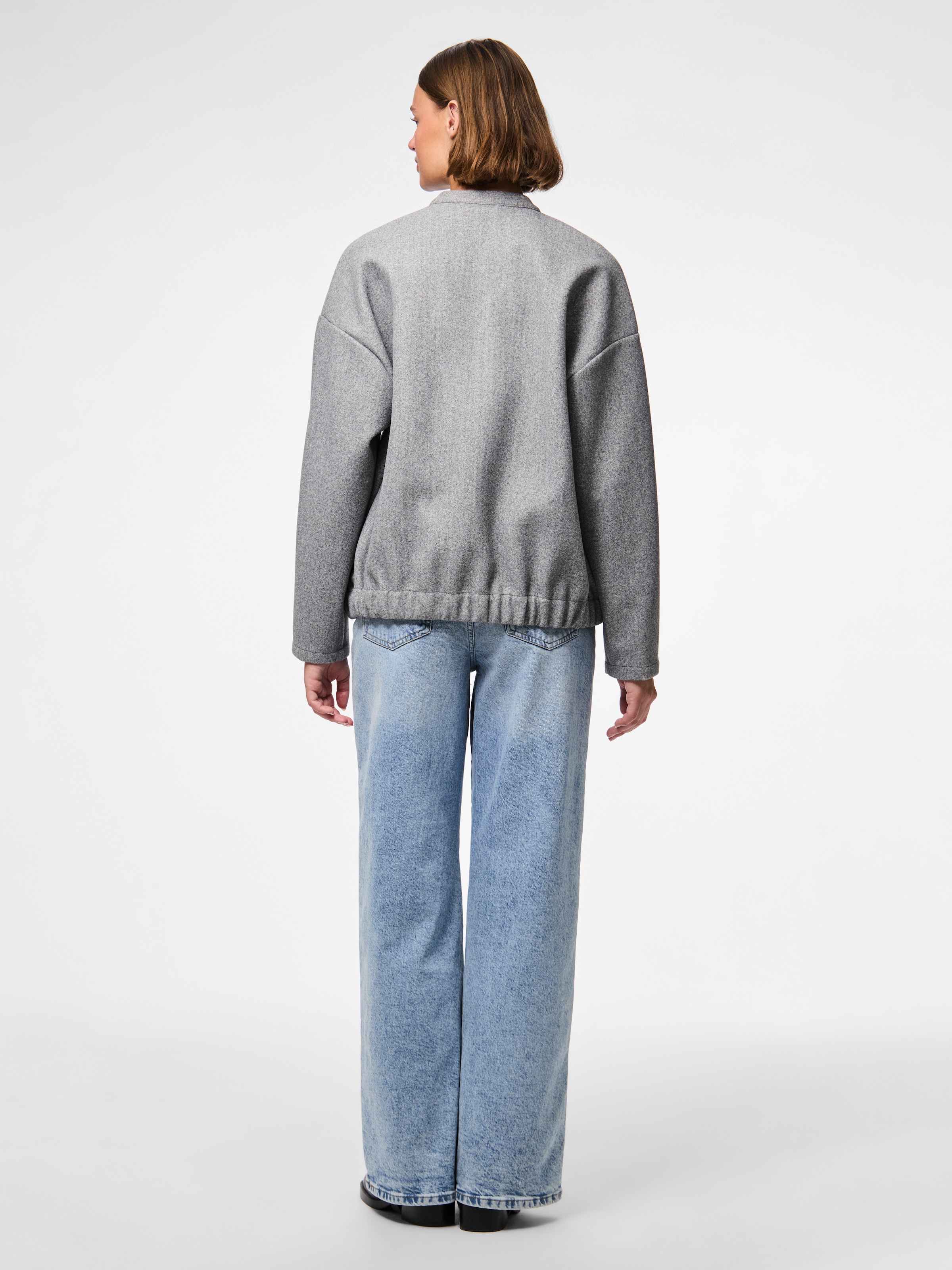 pieces Blouson »PCDEBBIE LS BOMBER JACKET NOOS« ohne Kapuze