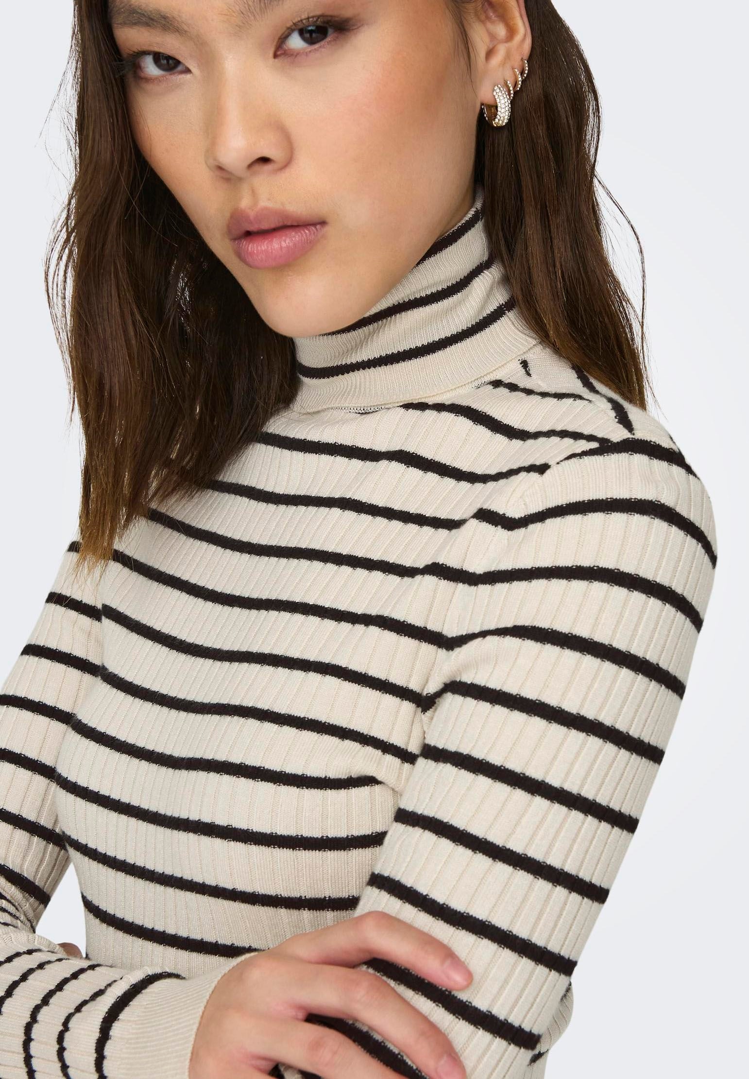 ONLY Rollkragenpullover »ONLKAROL L/S ROLLNECK PULLOVER KNT NOOS« Viskosemischung