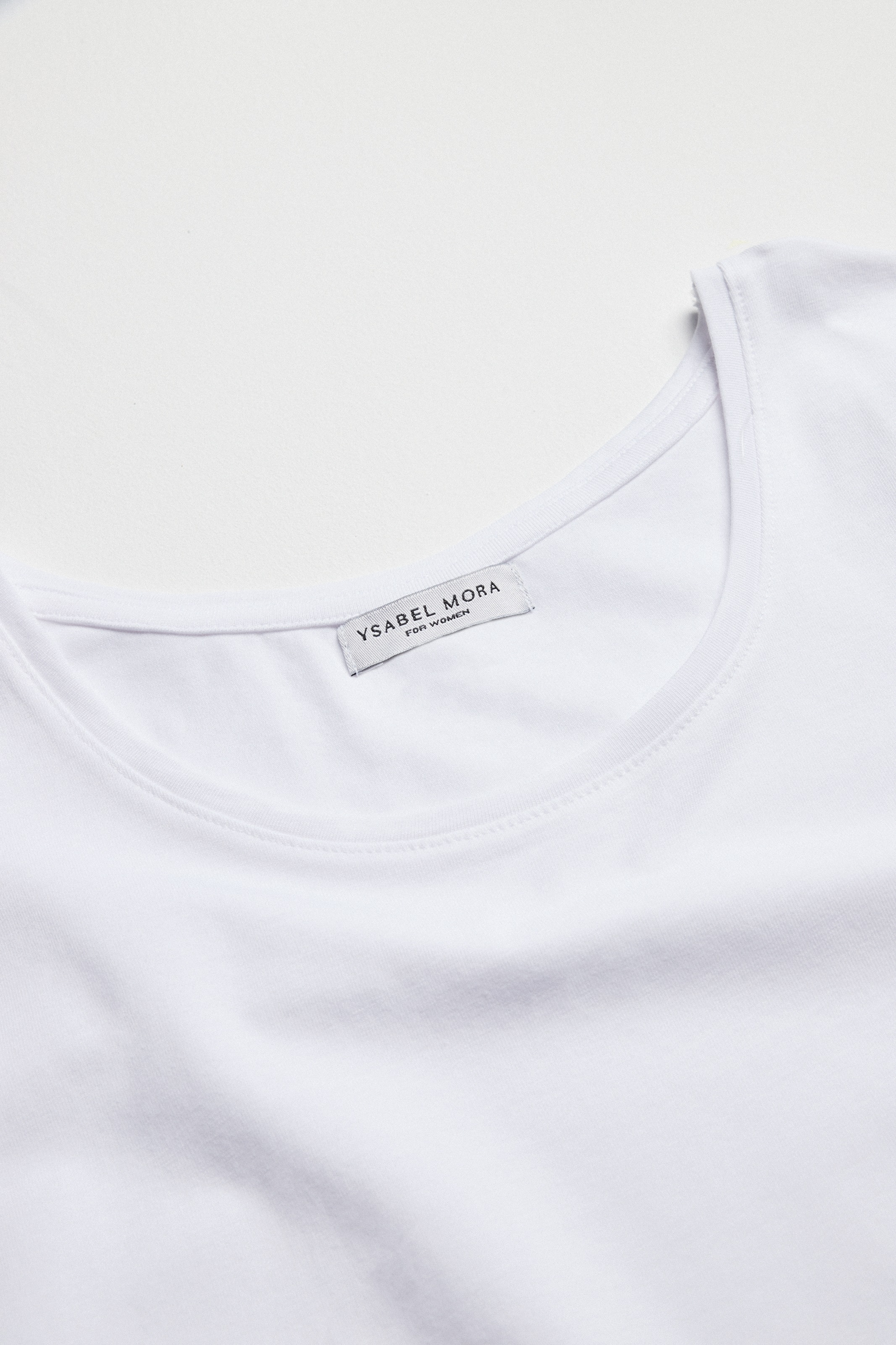 YSABEL MORA Kurzarmshirt 2er Pack,  mit Rundhals, elastisch, Baumwollmix, weich, Basic