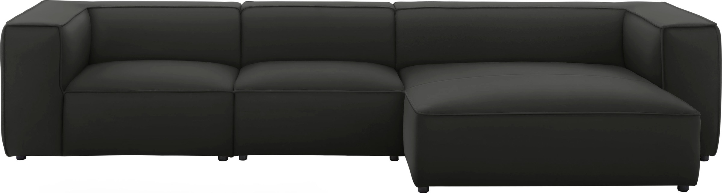W.SCHILLIG Ecksofa "around-the-block" mit eleganter Biese, mit Federkern, B günstig online kaufen
