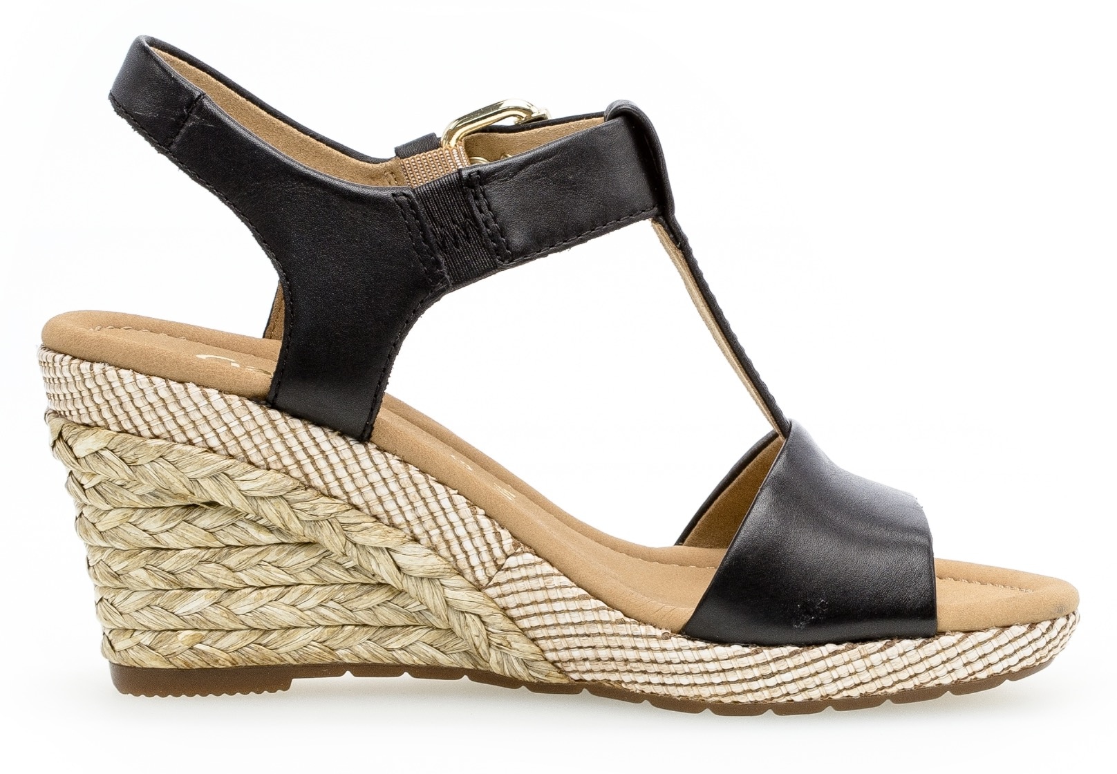 Gabor Keilsandalette »MILANO«, Sommerschuh, Sandale, Keilabsatz, mit Bastbezug, Weite G