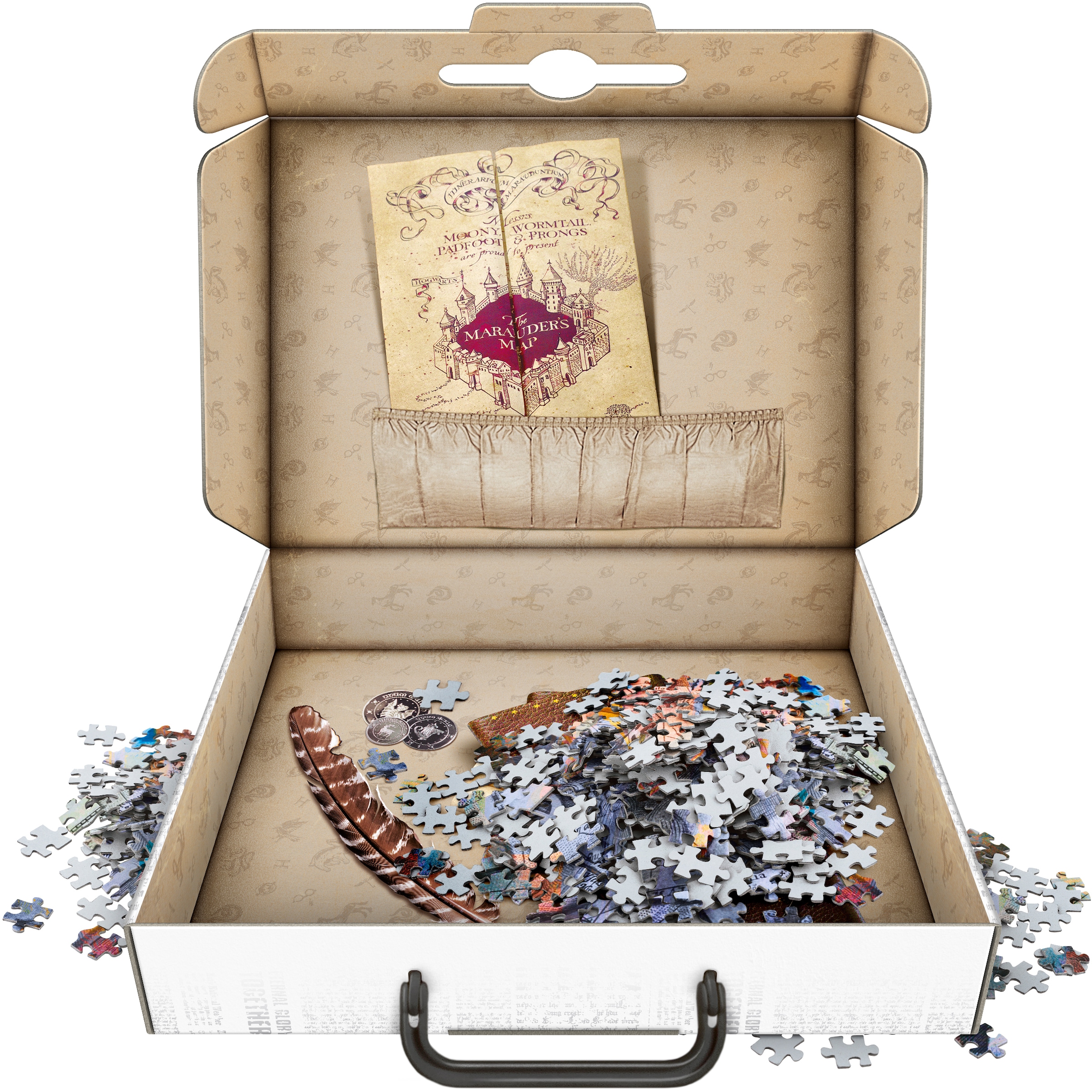 Clementoni® Puzzle »Harry Potter, Brief Case«, im praktischen Koffer; Made in Europe