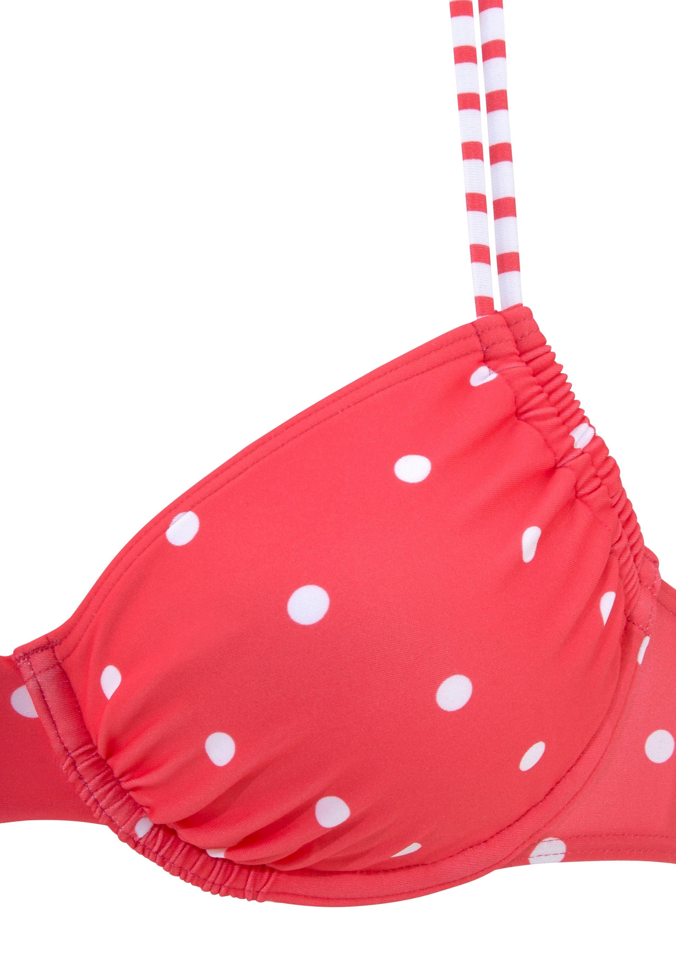 Punkte Bügel-Bikini-Top im kaufen Mix und online s.Oliver Streifen »Audrey«,