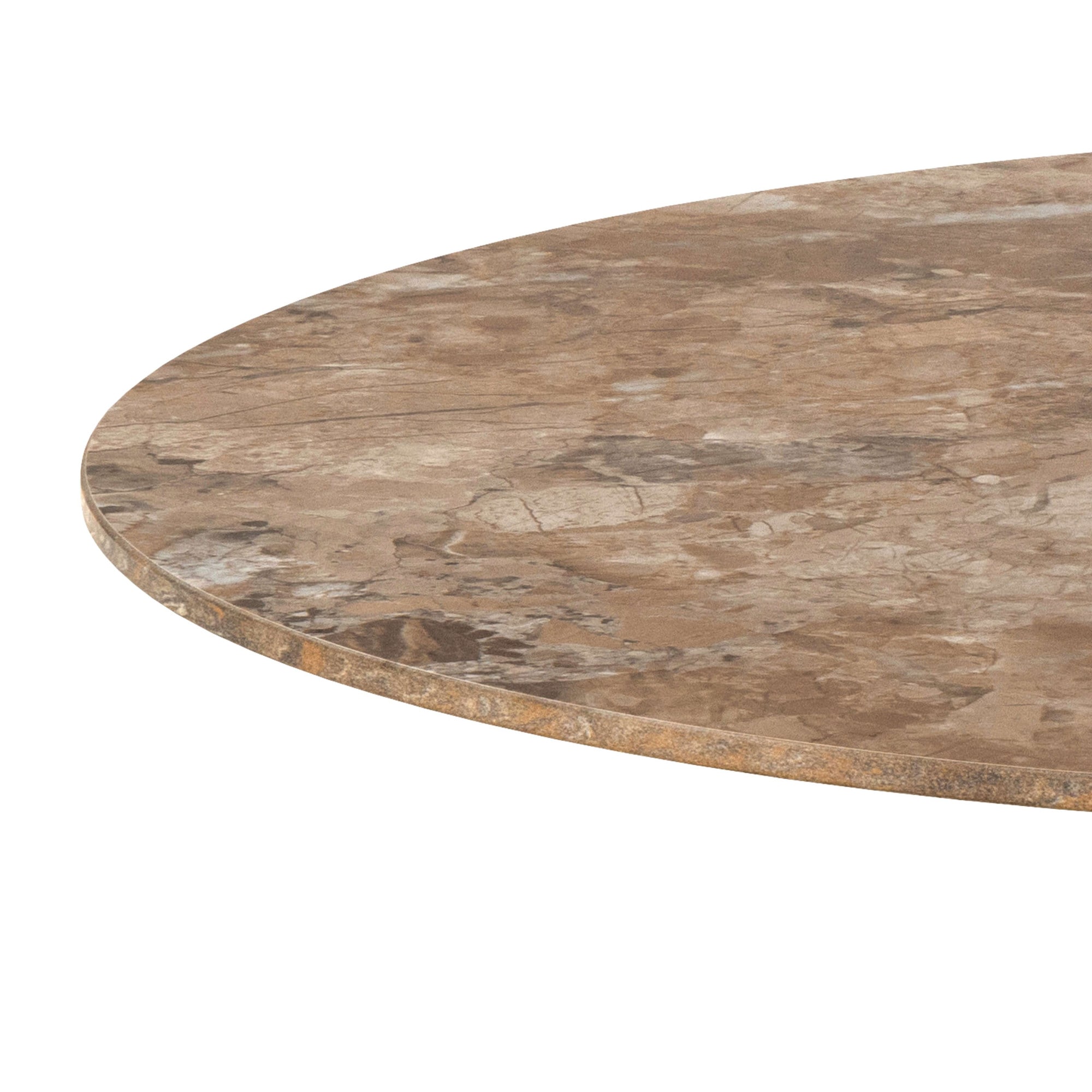 ACTONA GROUP Esstisch »Malta« 1 Stk. tlg. Keramik-Tischplatte, Trompetenfuß, Küchentisch rund, Ø 90 cm, 3 Farben