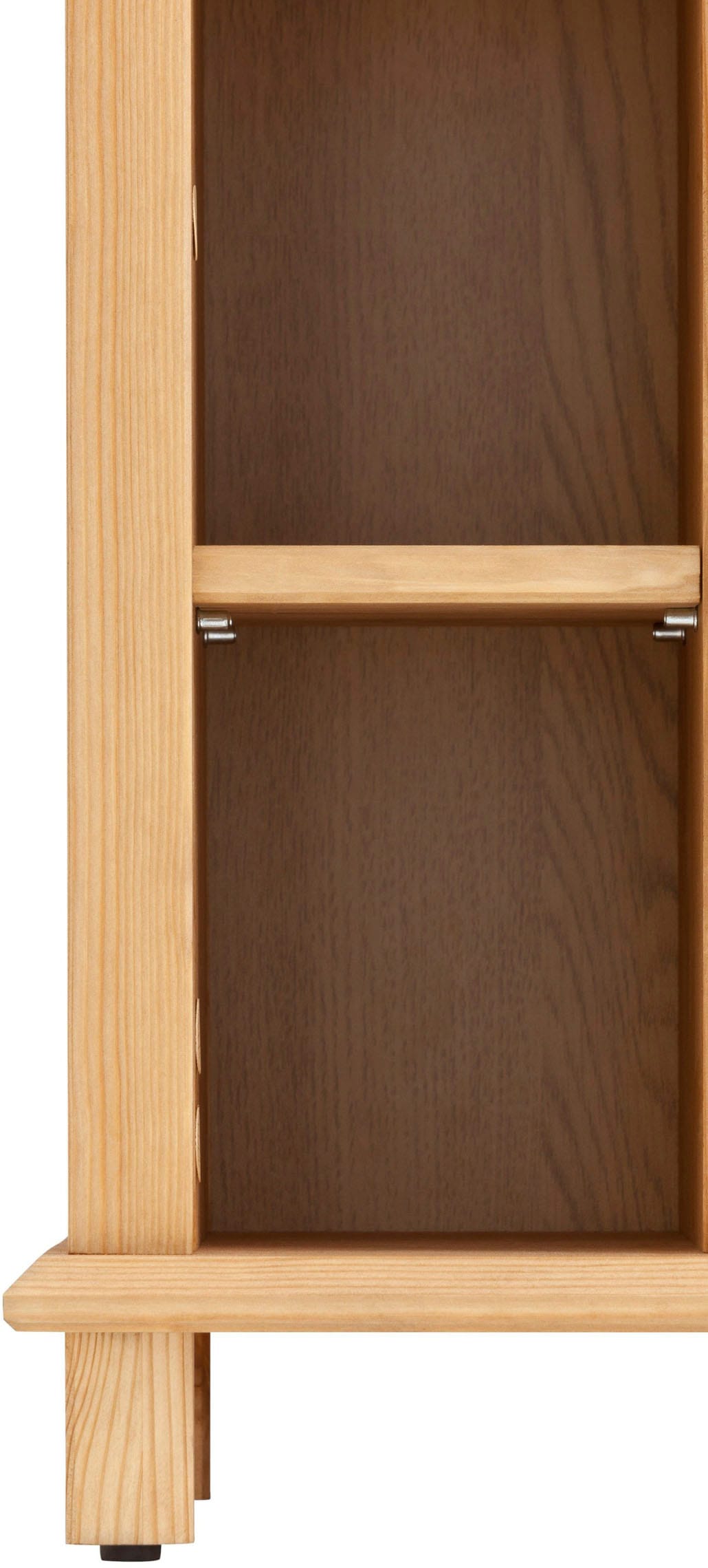 Home affaire Waschbeckenunterschrank »Vili«, Badezimmerschrank im Landhaus-Look, mit 6 Fächern, aus Massivholz