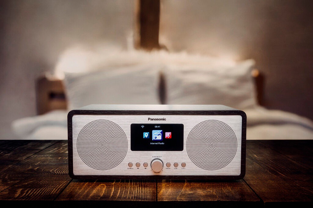 Panasonic Radio »RF-D40«, (Bluetooth-WLAN Digitalradio (DAB+)-Internetradio-UKW mit RDS 6 W)