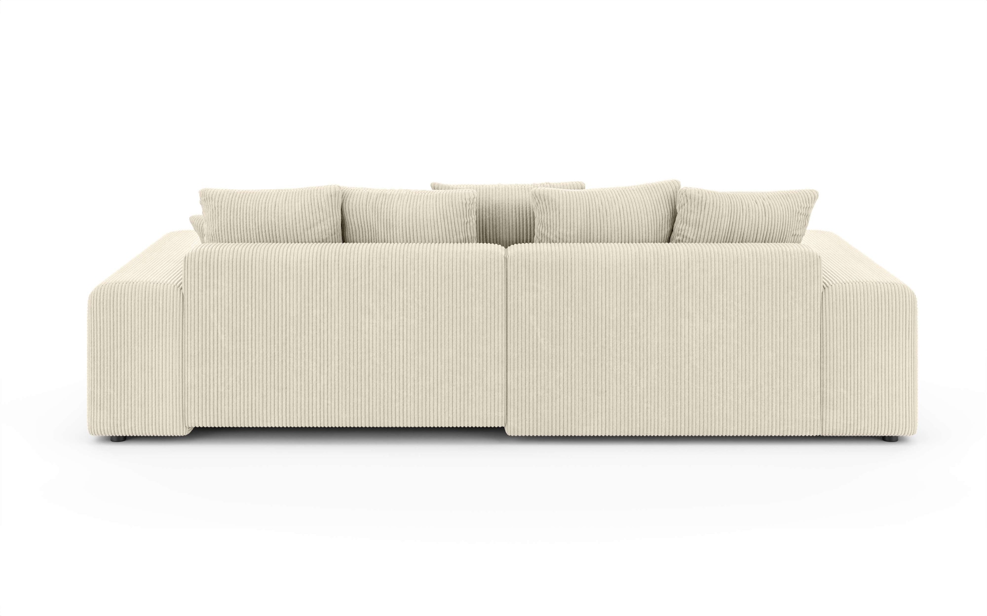 INOSIGN Ecksofa »LAKESIDE mit Bettfunktion und Bettkasten, B/T/H 257/166/84 cm«, L-Form, Recamiere beidseitig montierbar, Wellenunterfederung