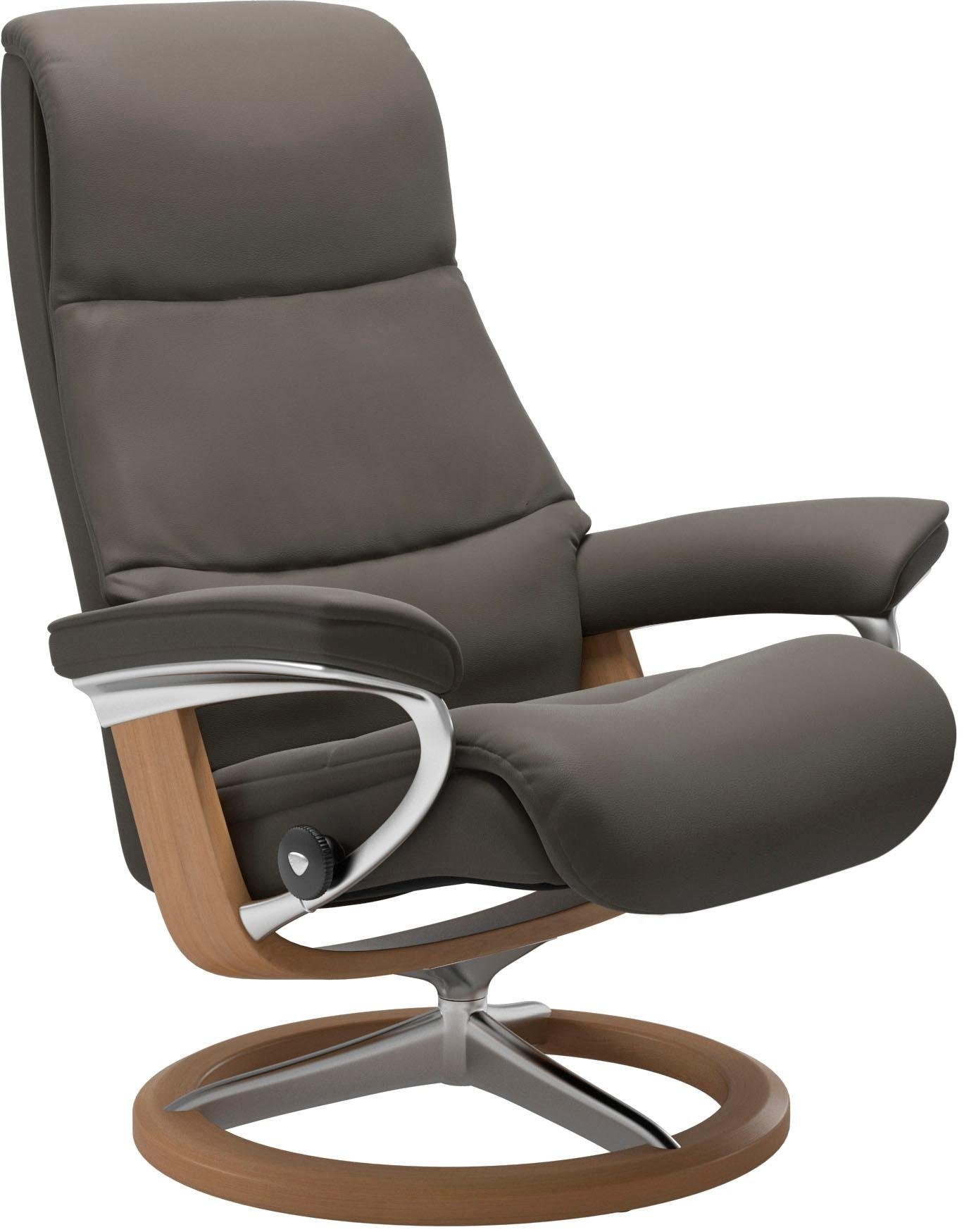 Stressless "View" mit Signature Base, Größe M,Gestell Eiche günstig online kaufen