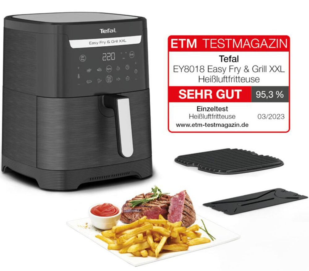 Tefal Heißluftfritteuse »EY8018 Easy Fry & Grill XXL«