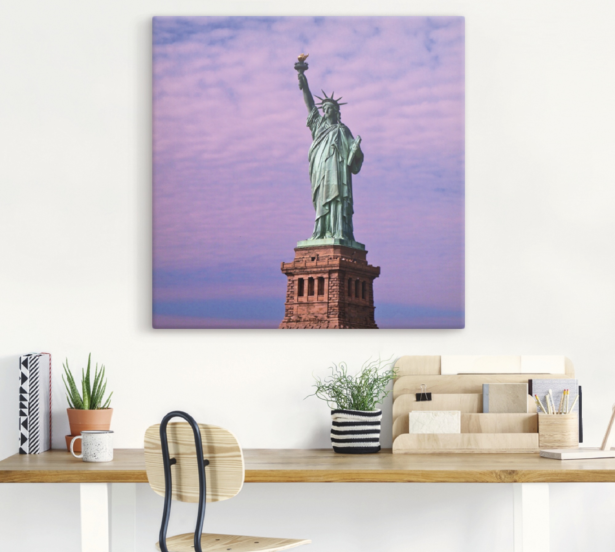 Artland Wandbild »Freiheitsstatue«, Amerika, (1 St.), als Leinwandbild, Poster in verschied. Größen