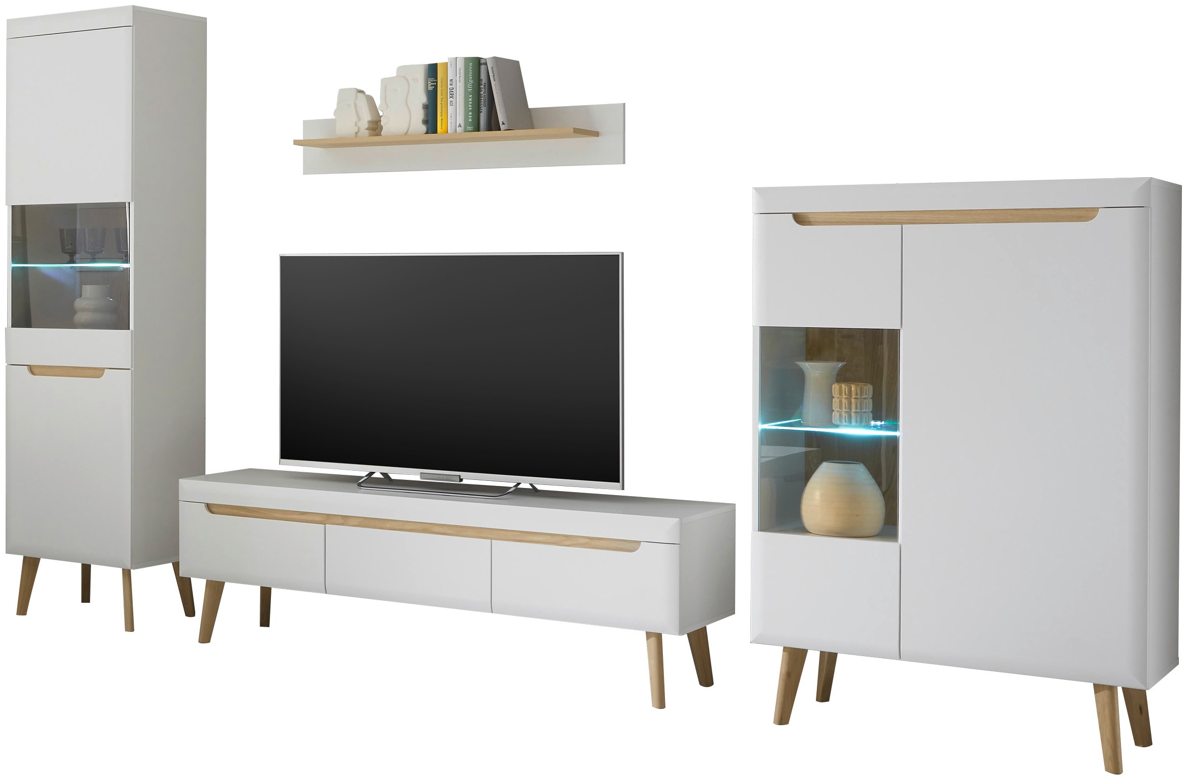 INOSIGN Wohnwand »Torge, Anbauwand, Schrankwand, Mediawand, Wohnzimmer-Set« günstig online kaufen