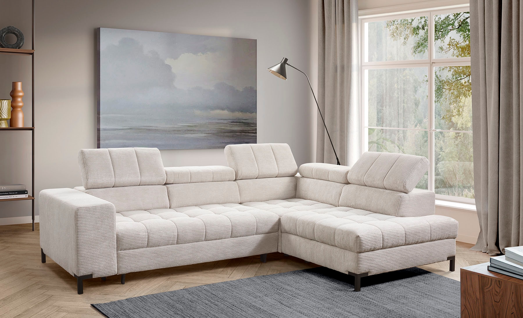 exxpo - sofa fashion Ecksofa »Bocco, hochwertige Verarbeitung, toller Sitzk günstig online kaufen