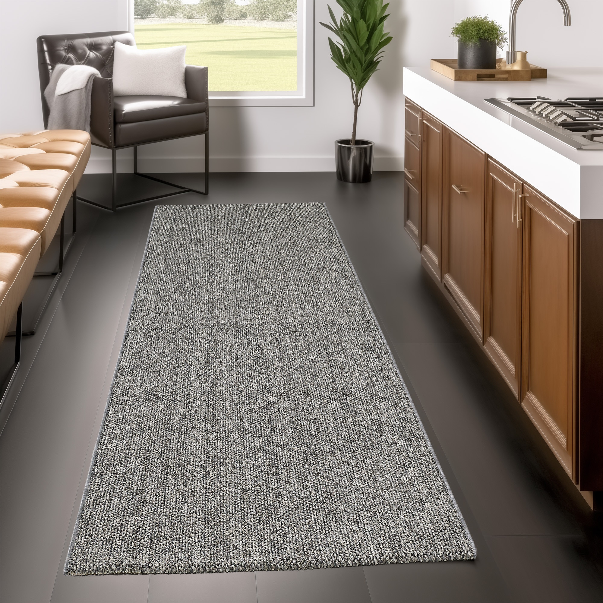 Ayyildiz Teppiche Teppich »LOOM 4300«, rechteckig, 7 mm Höhe, Läufer, Kurzf günstig online kaufen