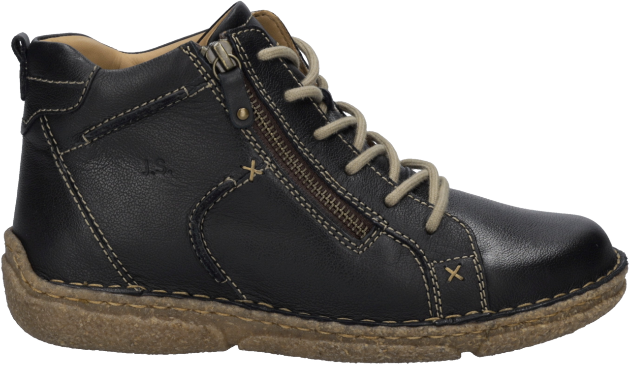 Josef Seibel Schnürboots »Neele 71«  Schnürstiefelette mit praktischem Außenreißverschluss, Weite G (=weit)