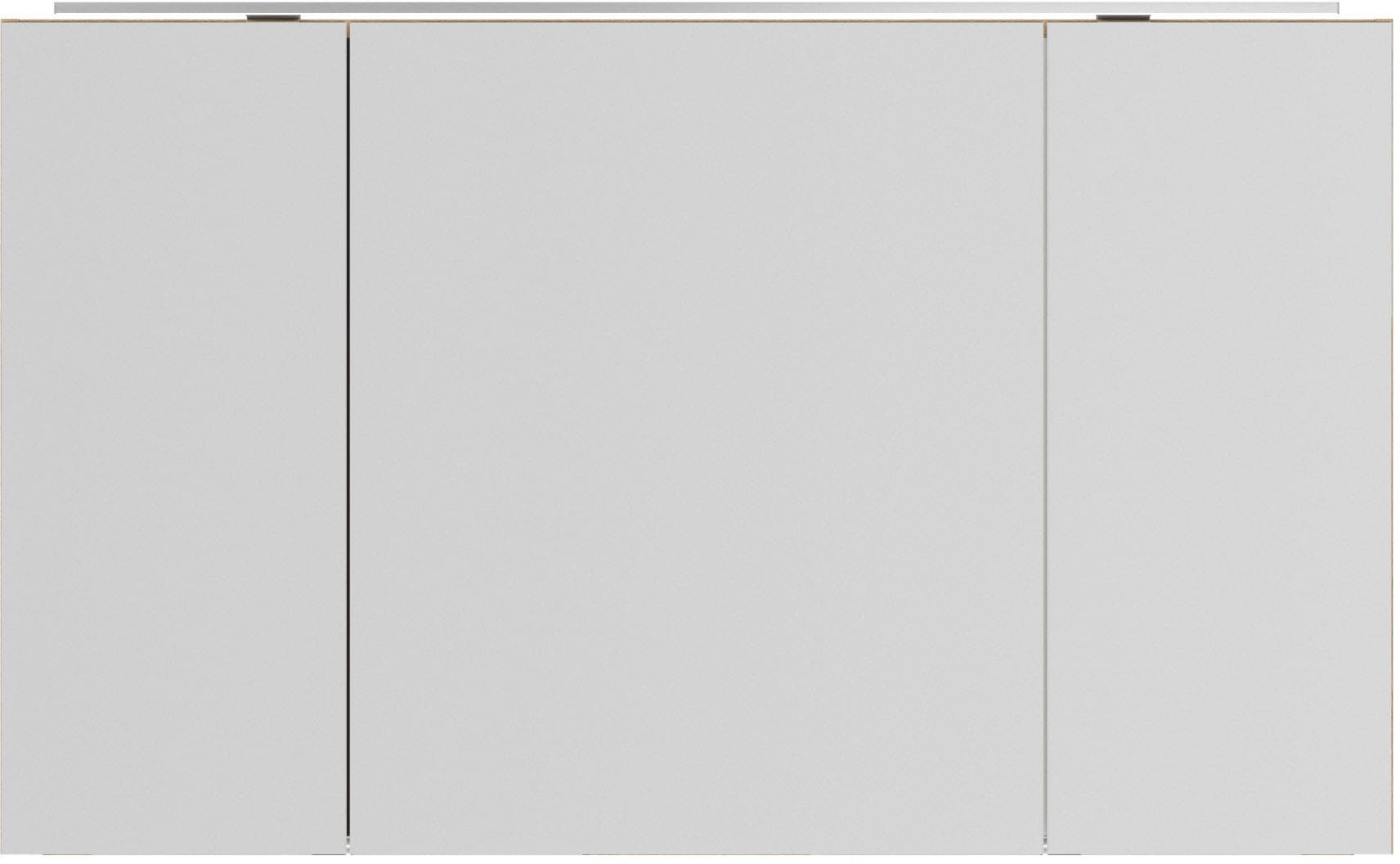 nobilia® Badmöbel-Set »Alvene«, (2 St., vormontiert, mit Soft-Close), inkl. Spiegelschrank mit Beleuchtung und Dimmerfunktion, in 4 Breiten