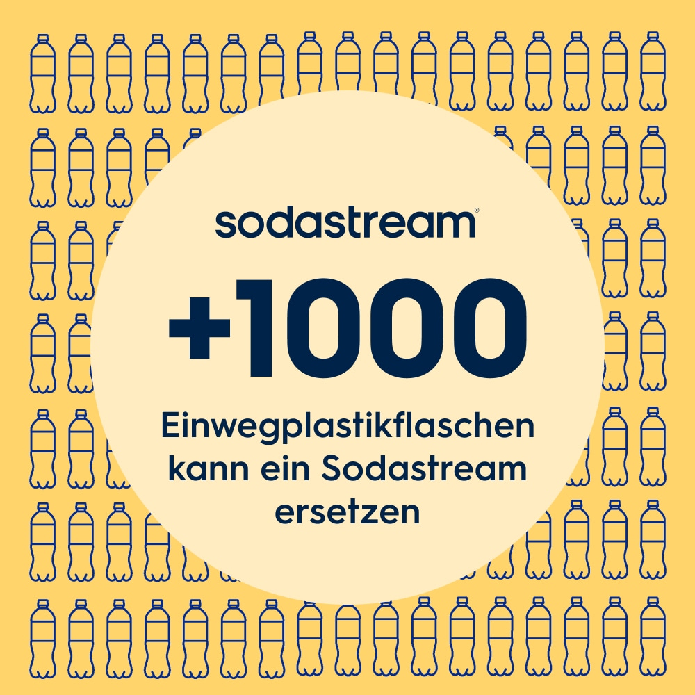 SodaStream Thermoflasche »Metallflasche Fizz&go COOL DWS, 0,9 l, Trinkflasche« kompatibel mit SodaStream DUO, E-DUO, TERRA, ART & ENSO Wassersprudler