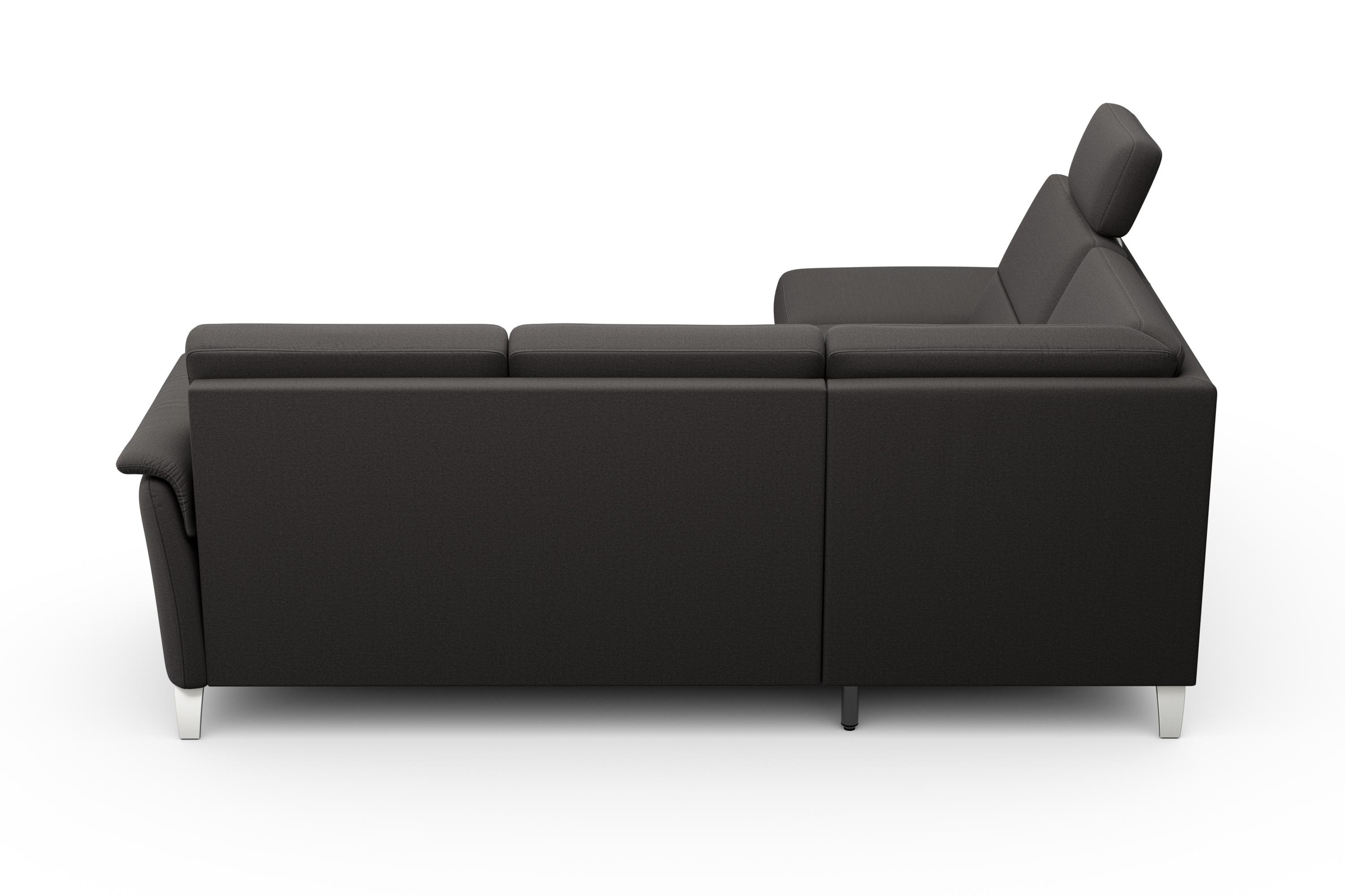 sit&more Ecksofa »Palmera L-Form«, Federkern, wahlweise mit Bettfunktion und mit/ohne Stauraum