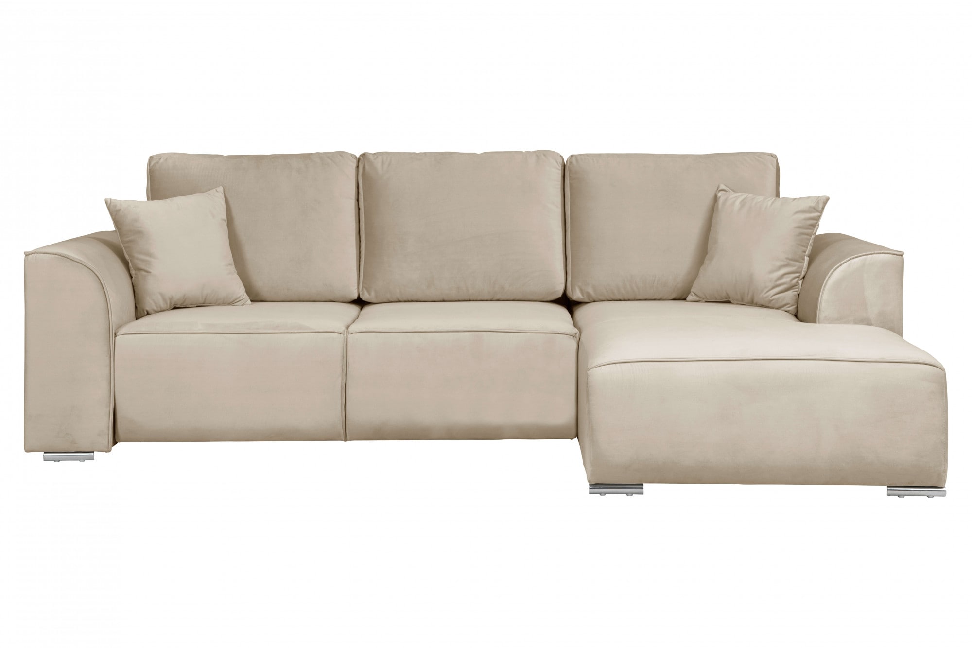 INOSIGN Ecksofa »BEATRICE optionale Schlafsofa mit Bettkasten, B/T/H: 265/170/86 cm«, L-Form, wahlweise auch mit Bettfunktion und Bettkasten