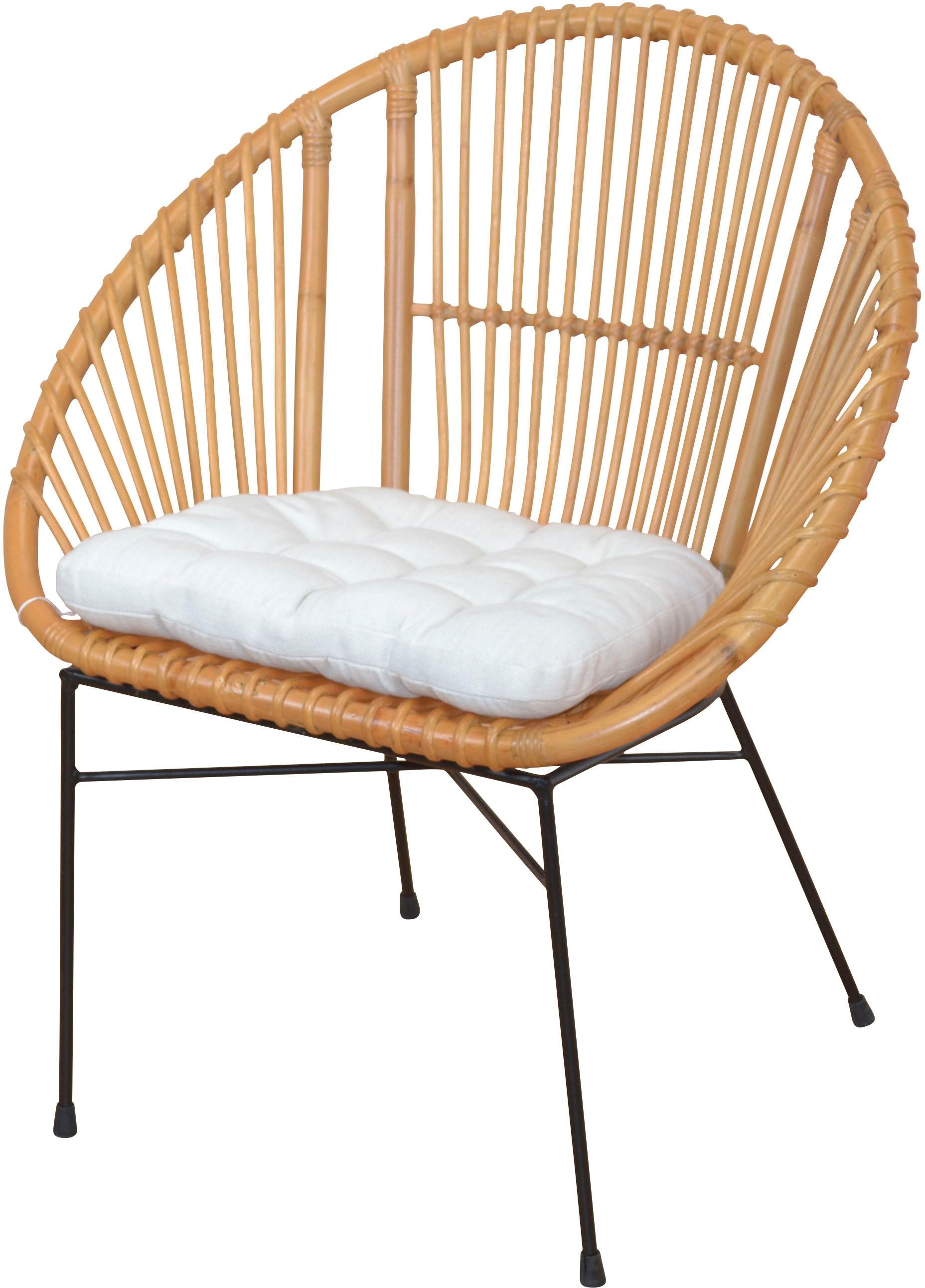 HOFMANN LIVING AND MORE Sitzkissen »Shawn«, mit ca. 4 cm starken Schaumstoffkern