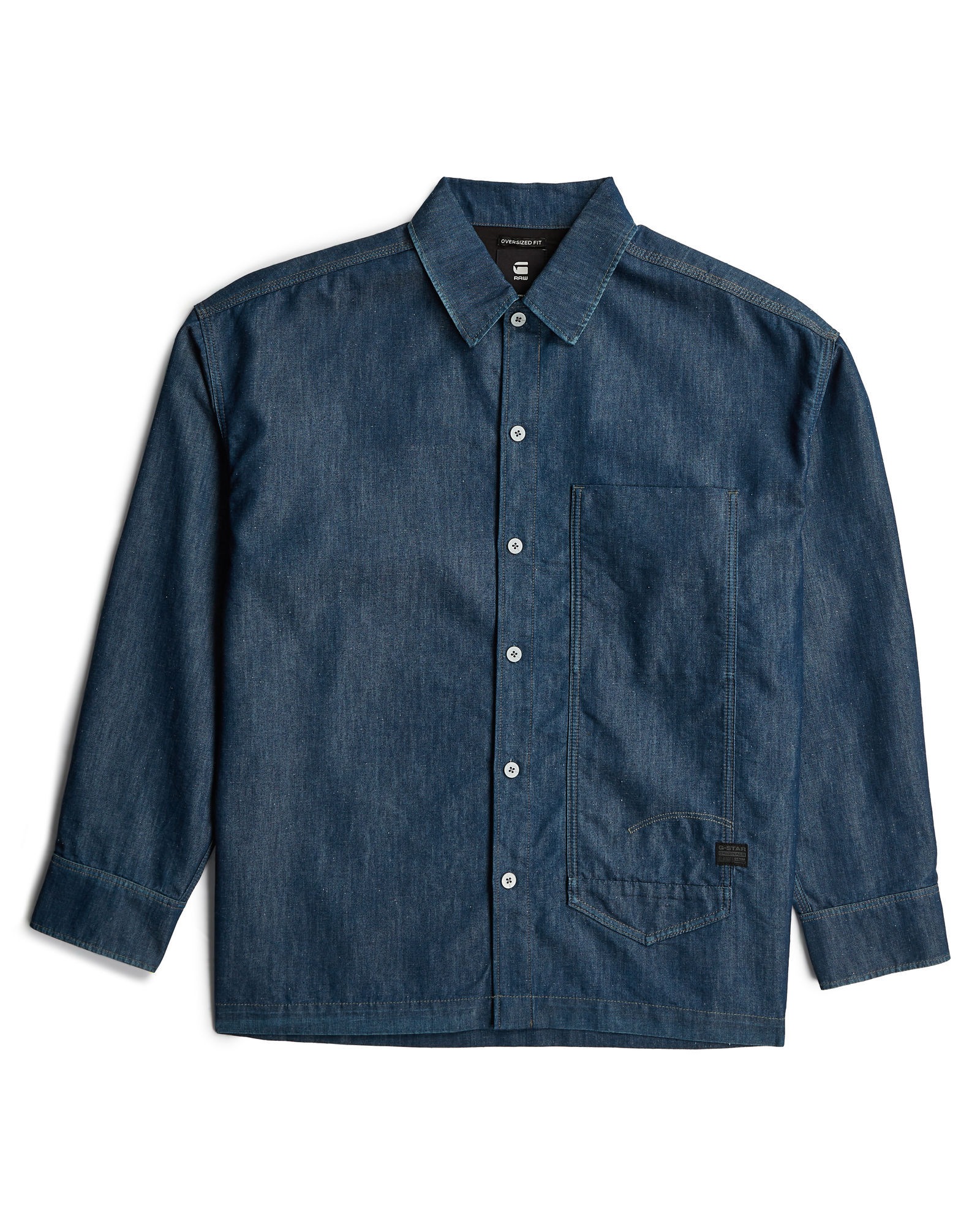 G-STAR Langarmshirt »Long Pocket Boxy Fit Hemd«