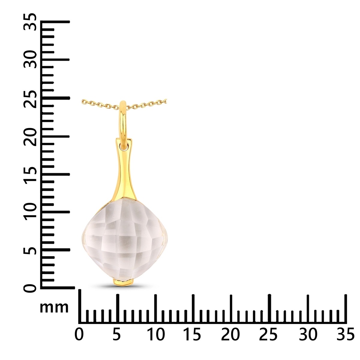 Rafaela Donata Kette mit Anhänger »K121« aus Sterling Silber