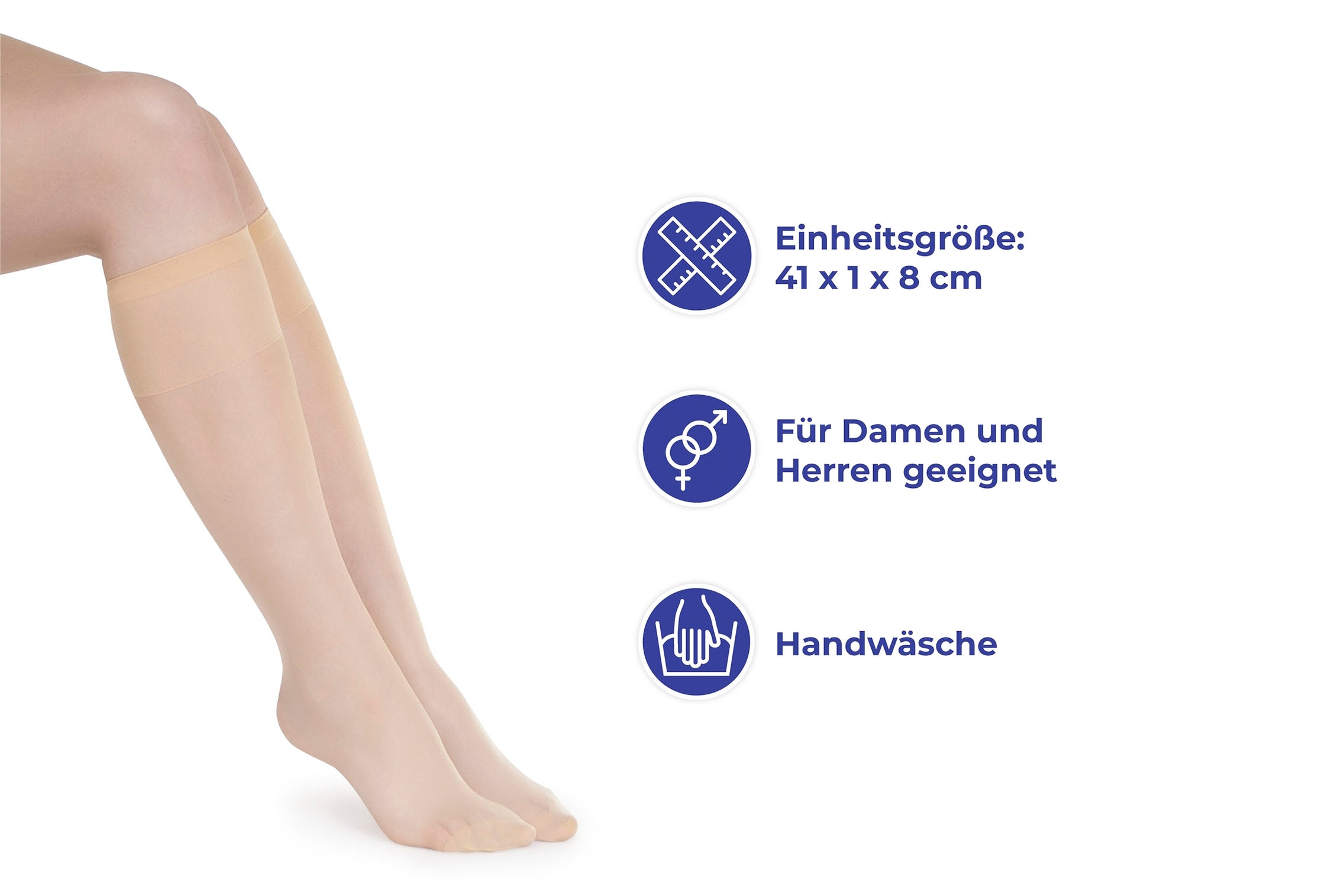 Maximex Anziehhilfe »für Strümpfe, mit 3 Paar Stützstrümpfen mit Aloe Vera«, (Set), in Einheitsgröße