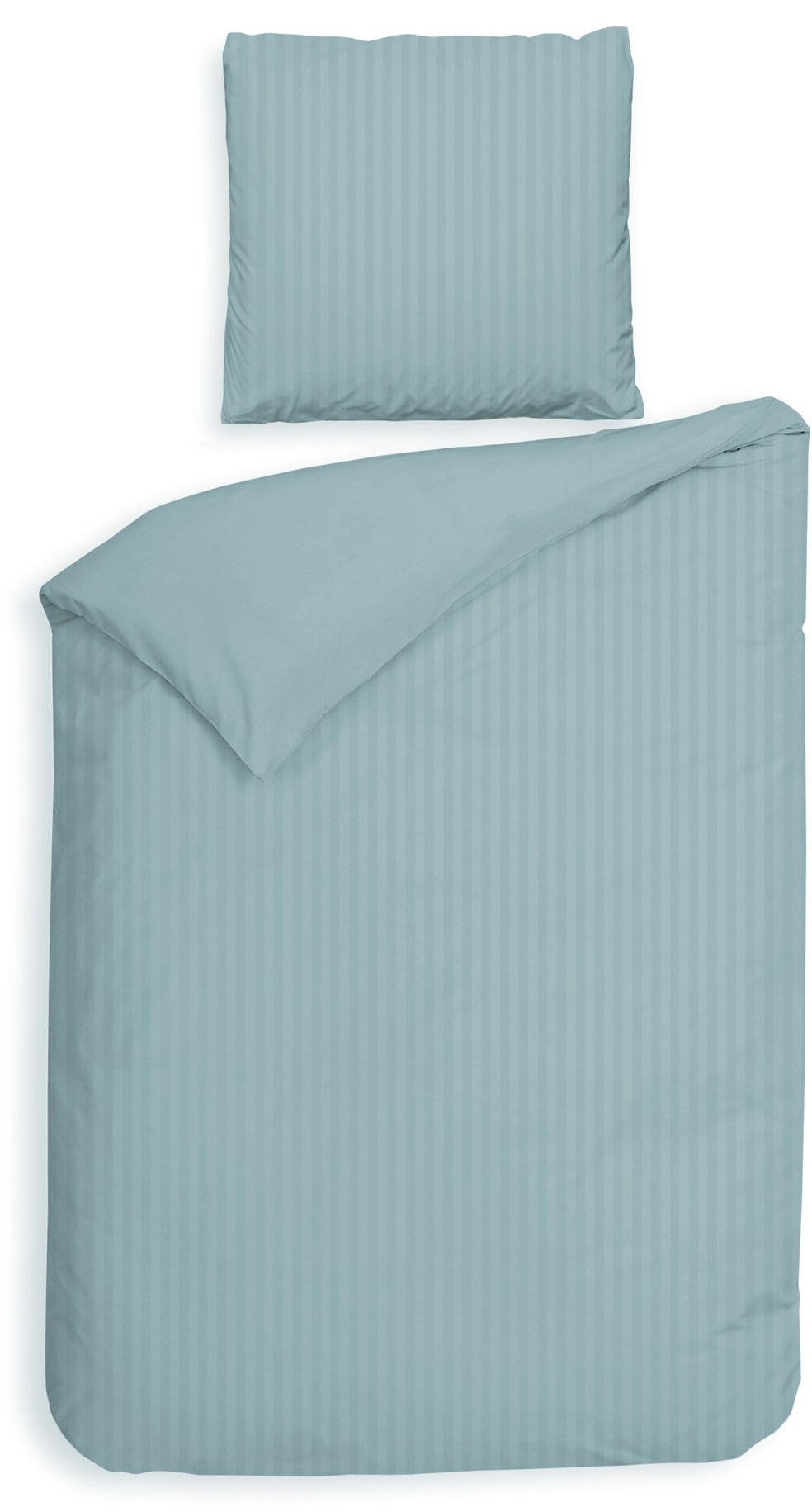 Heckett & Lane Bettwäsche »Banda« 2 tlg. hochwertiges Mako-Satin, Streifen günstig online kaufen