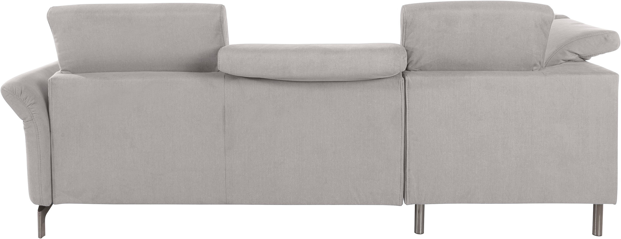 INOSIGN Ecksofa »Fresh L-Form«, Federkern, wahlweise Kopfteilverstellung und motorischer Vorziehsitz