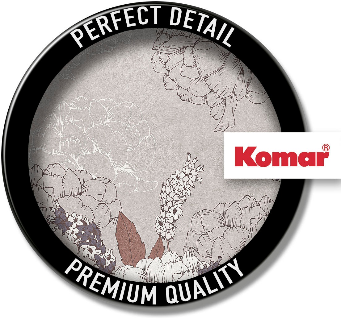 Komar Vliestapete »Digitaldruck Vlies - Beautiful Bijoux - Größe 400 x 250 cm«, bedruckt, Wohnzimmer, Schlafzimmer